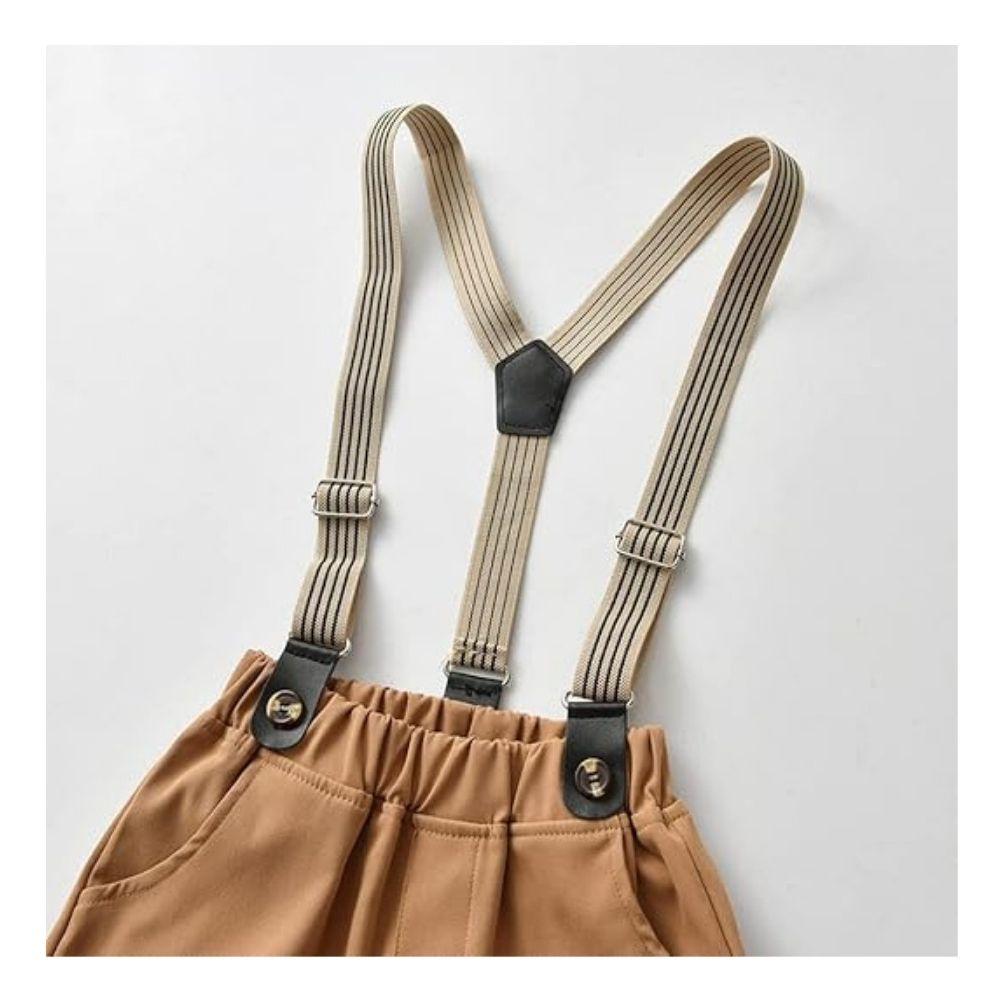 Conjunto de Vestir Corto con Tirantes para Niños Jump Kids-3