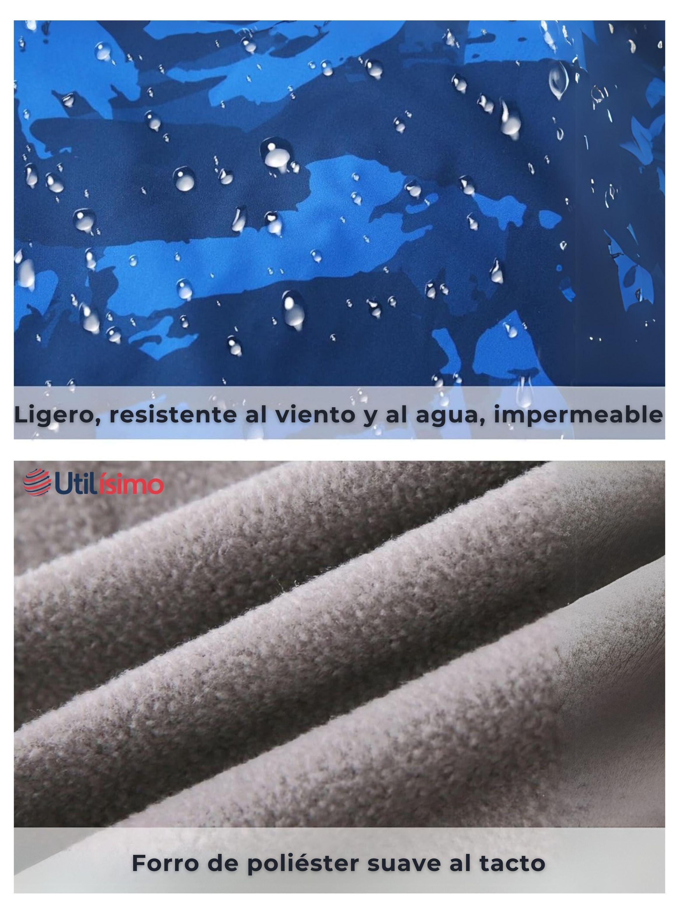 Cortaviento Impermeable Chaqueta Estampado Niño Y Bebé Jump Kids Dita Blue-6