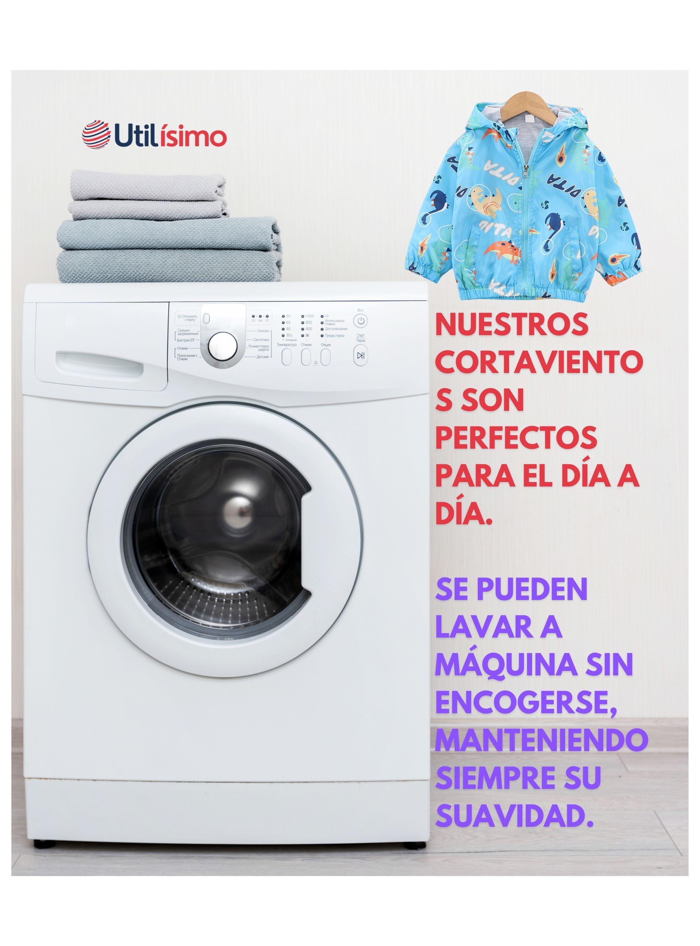 Cortaviento Impermeable Chaqueta Estampado Niño Y Bebé Jump Kids Dita Blue-7