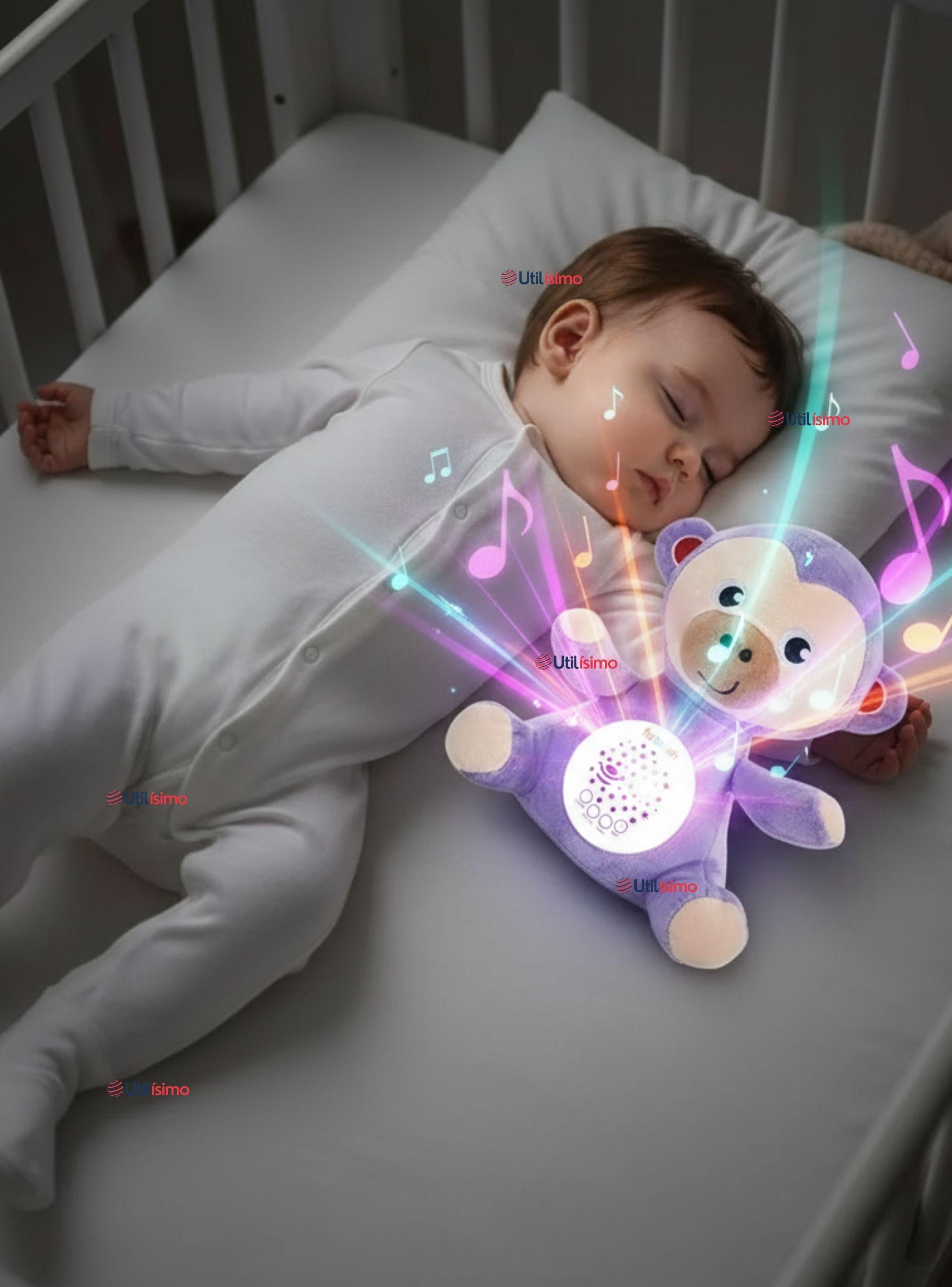 Peluche Mono Espantacuco Con Luz Y Sonido Bebé Niño o Niña-0