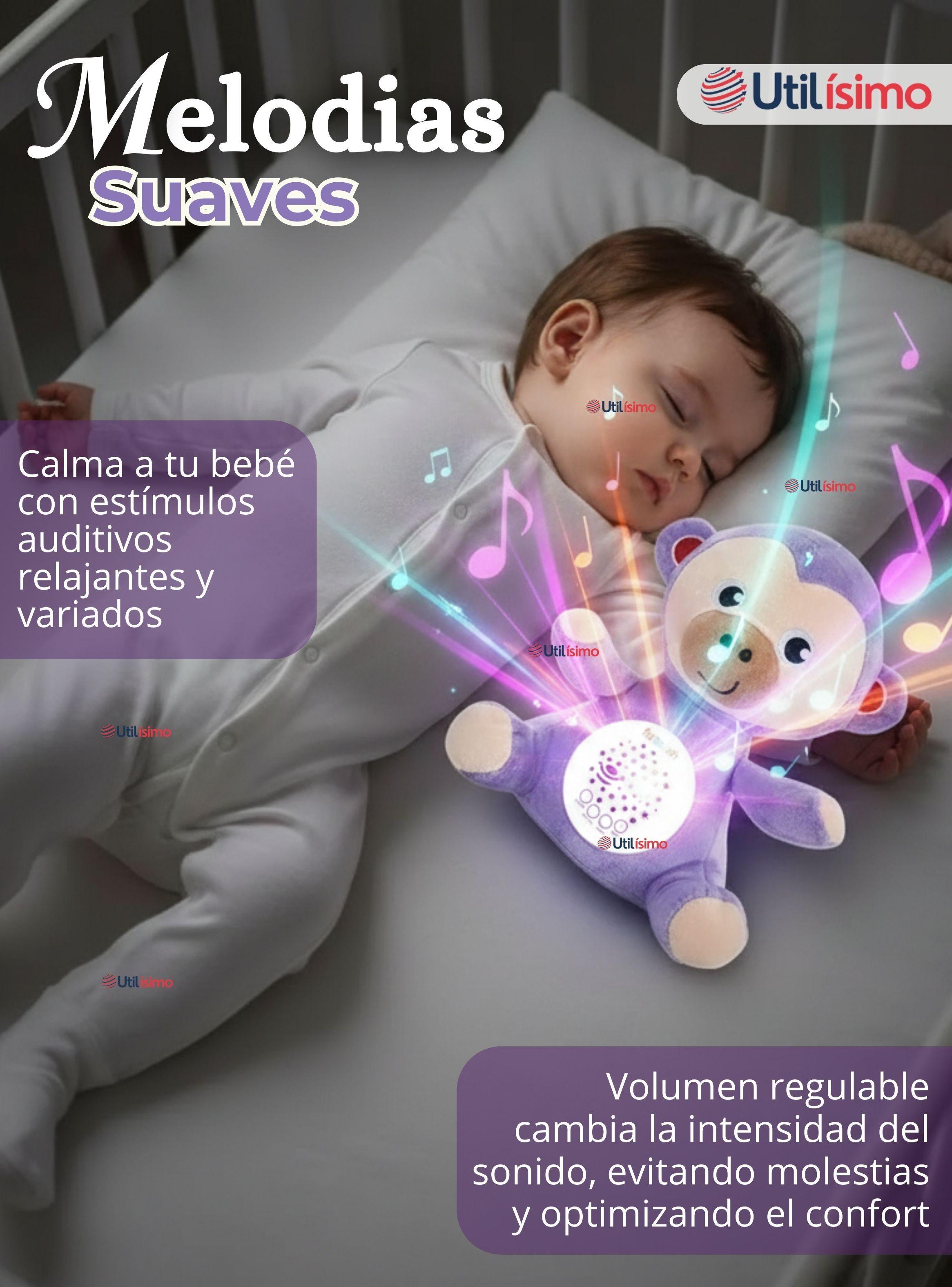Peluche Mono Espantacuco Con Luz Y Sonido Bebé Niño o Niña-6