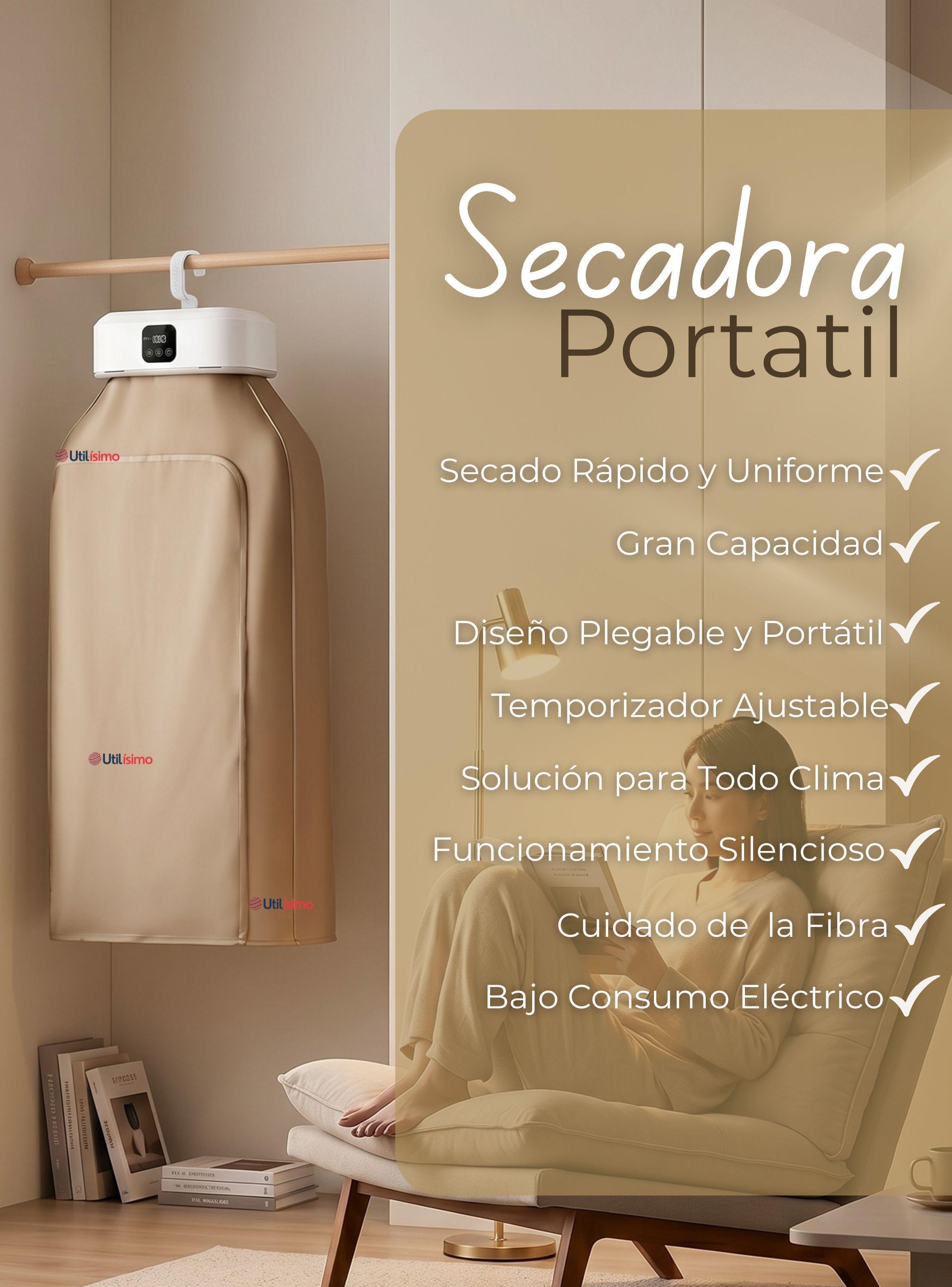 Secadora Ropa Portátil Compacto Eléctrico Bajo Consumo 900W - 1000W-4