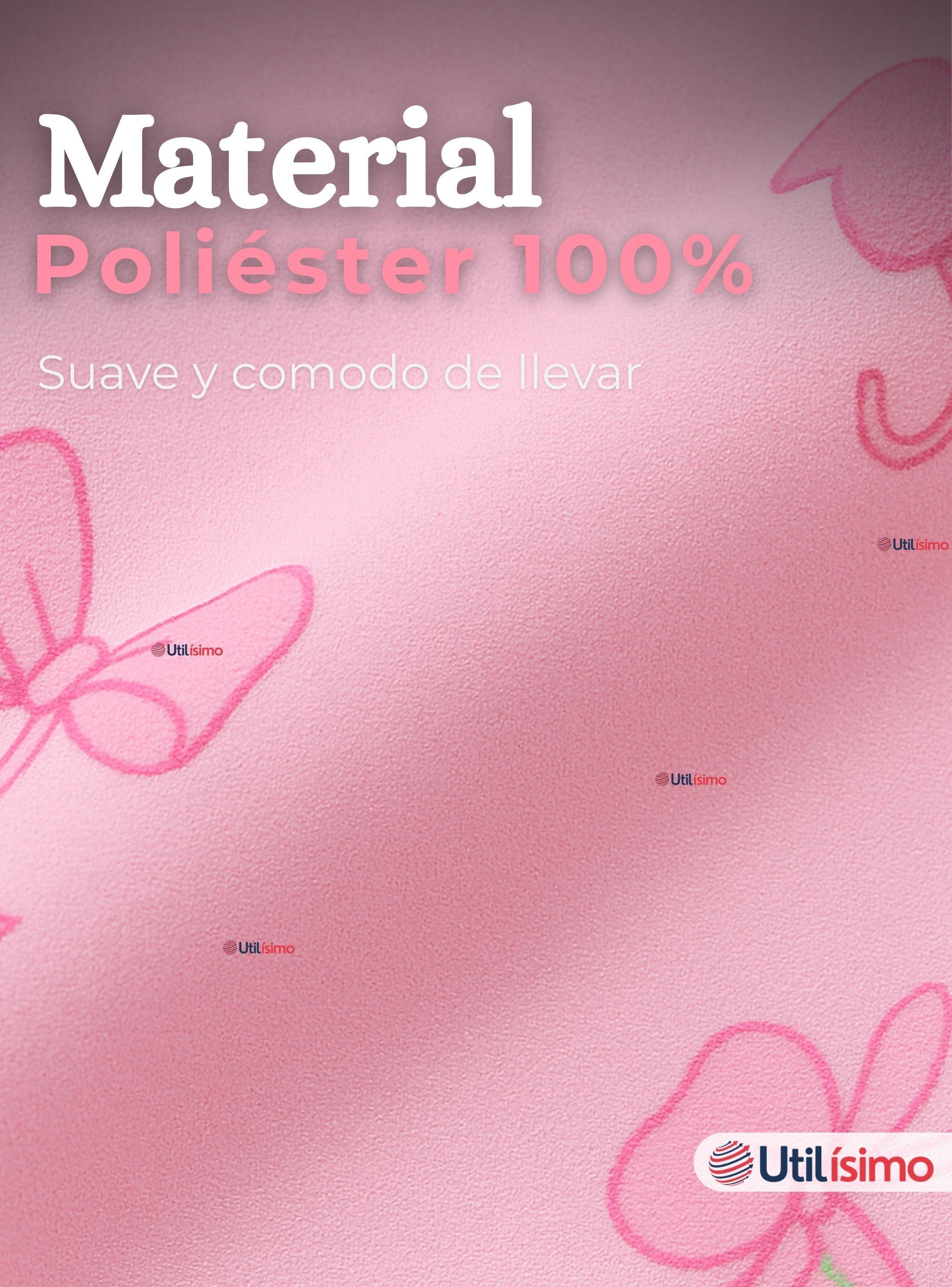 Traje de Baño Enterito Manga Larga Con Gorro 2 Piezas para Niña de 9 a 36 Meses Rosado Cereza-4