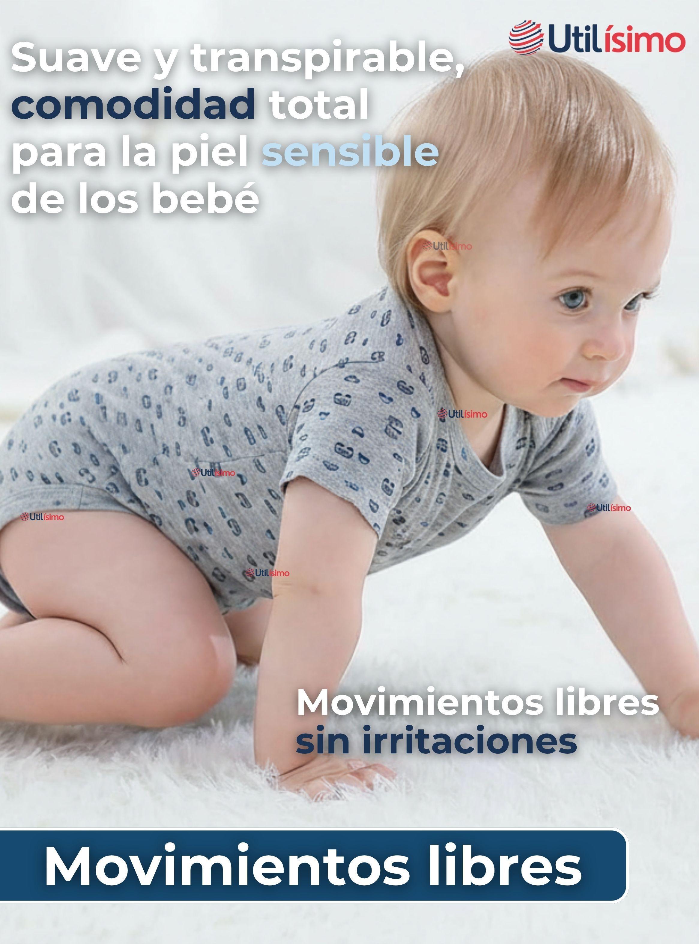 Pack 4 Bodys Niño Manga Corta Tedmimak 100% Algodón Ready Fun-5