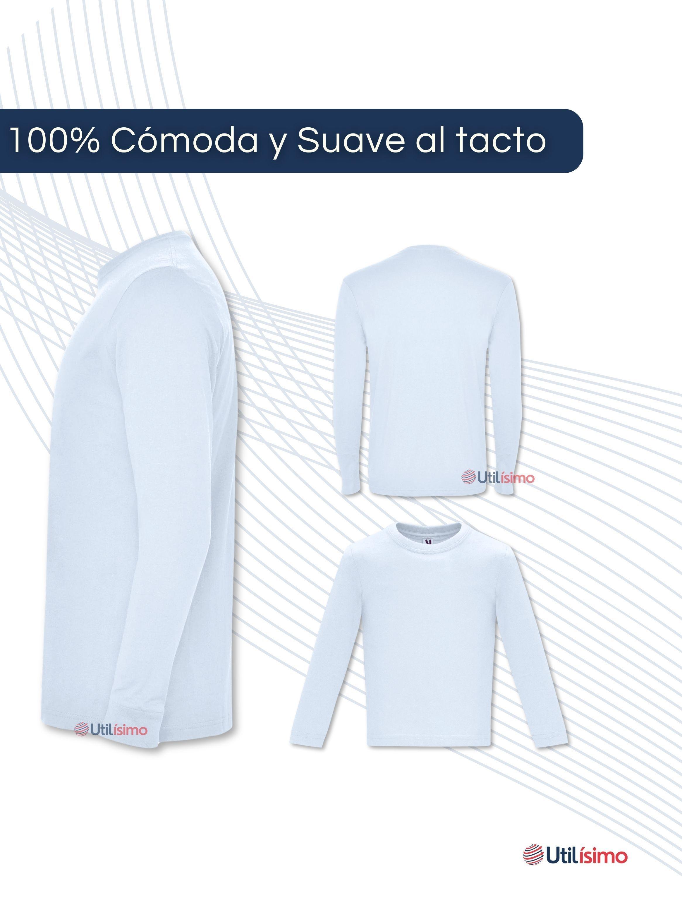 Pack 10 Camisetas Poleras  Algodón Primera Capa Invierno Niño-4