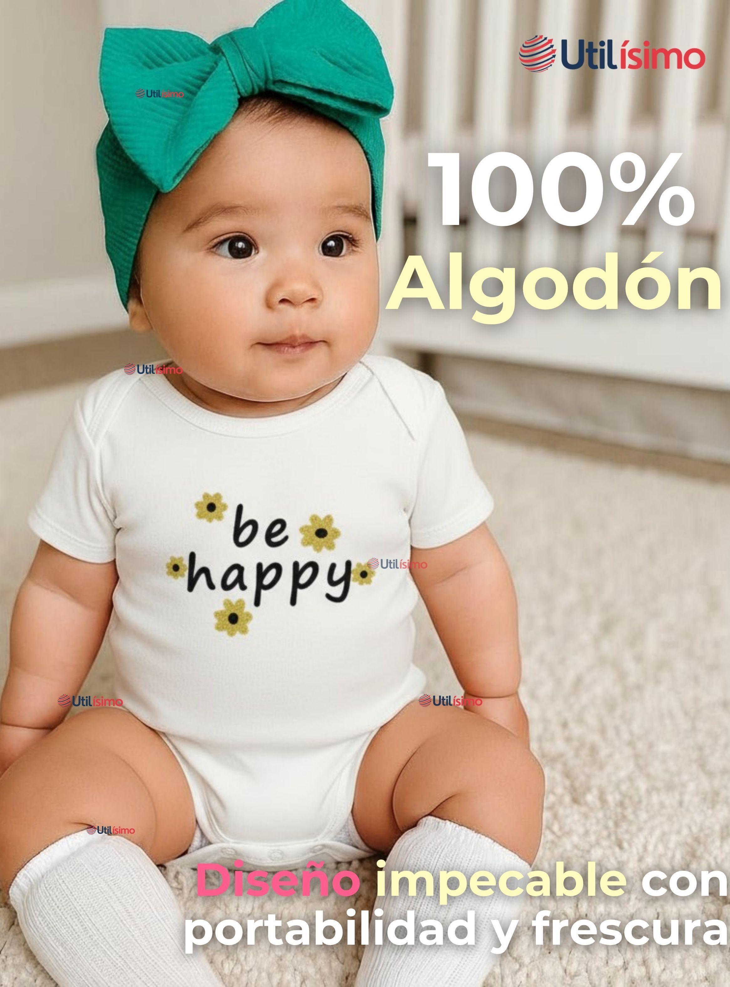 Pack 4 Bodys Niñas Manga Corta Tedmimak 100% Algodón Little bee-6