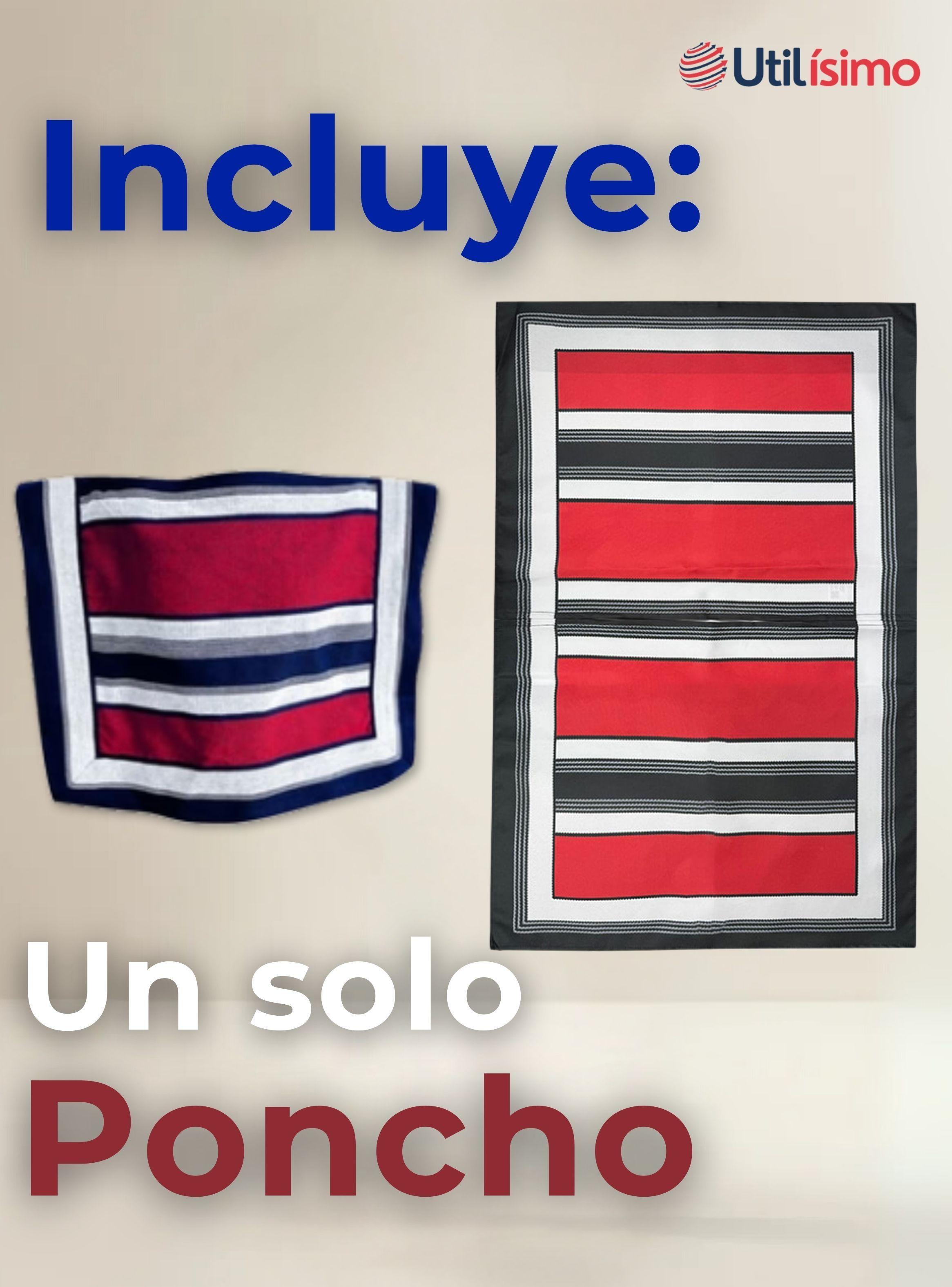 Poncho Manta Huaso para Niños Fiestas Patrias-3