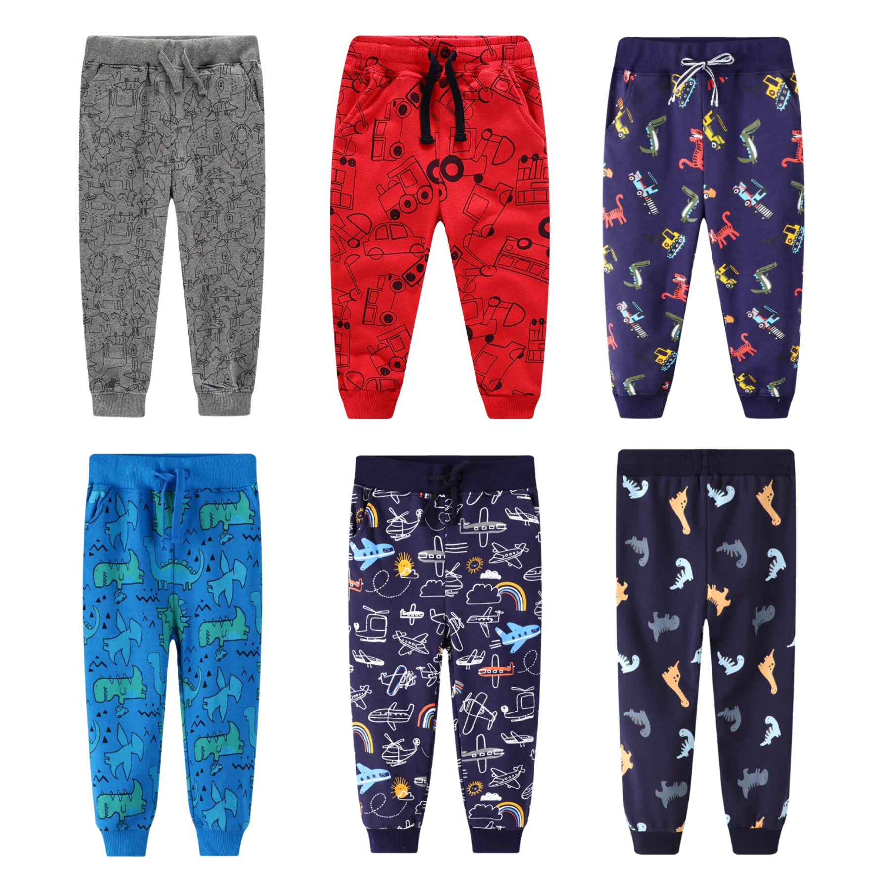 Pantalon Buzo Niño 100% Algodón Cohete Jump Kids-1