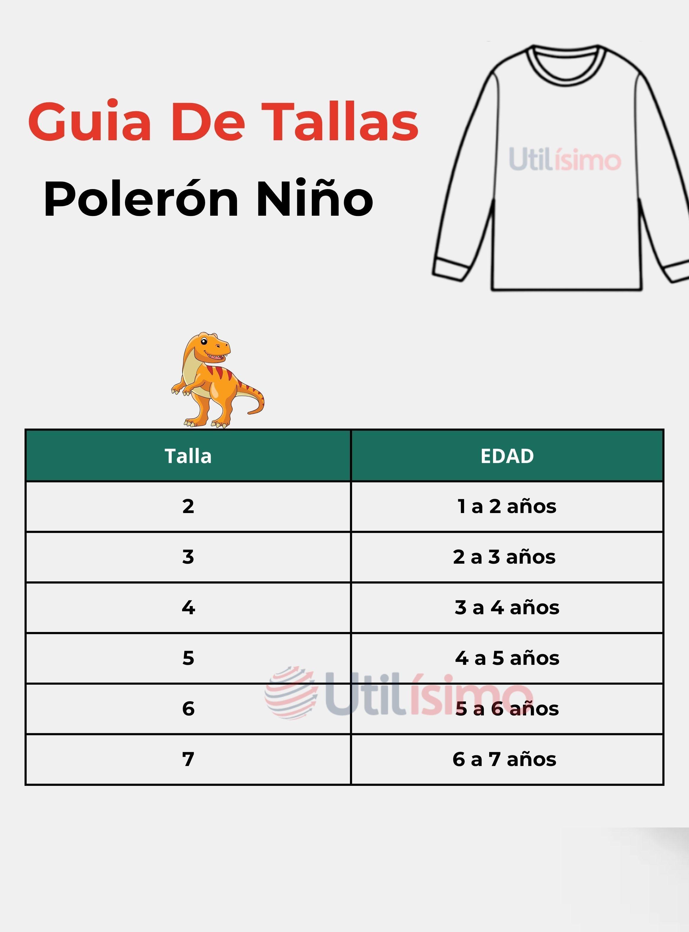 Polerón Algodón Cuello Redondo Niño Naranja Dinosaurio-2