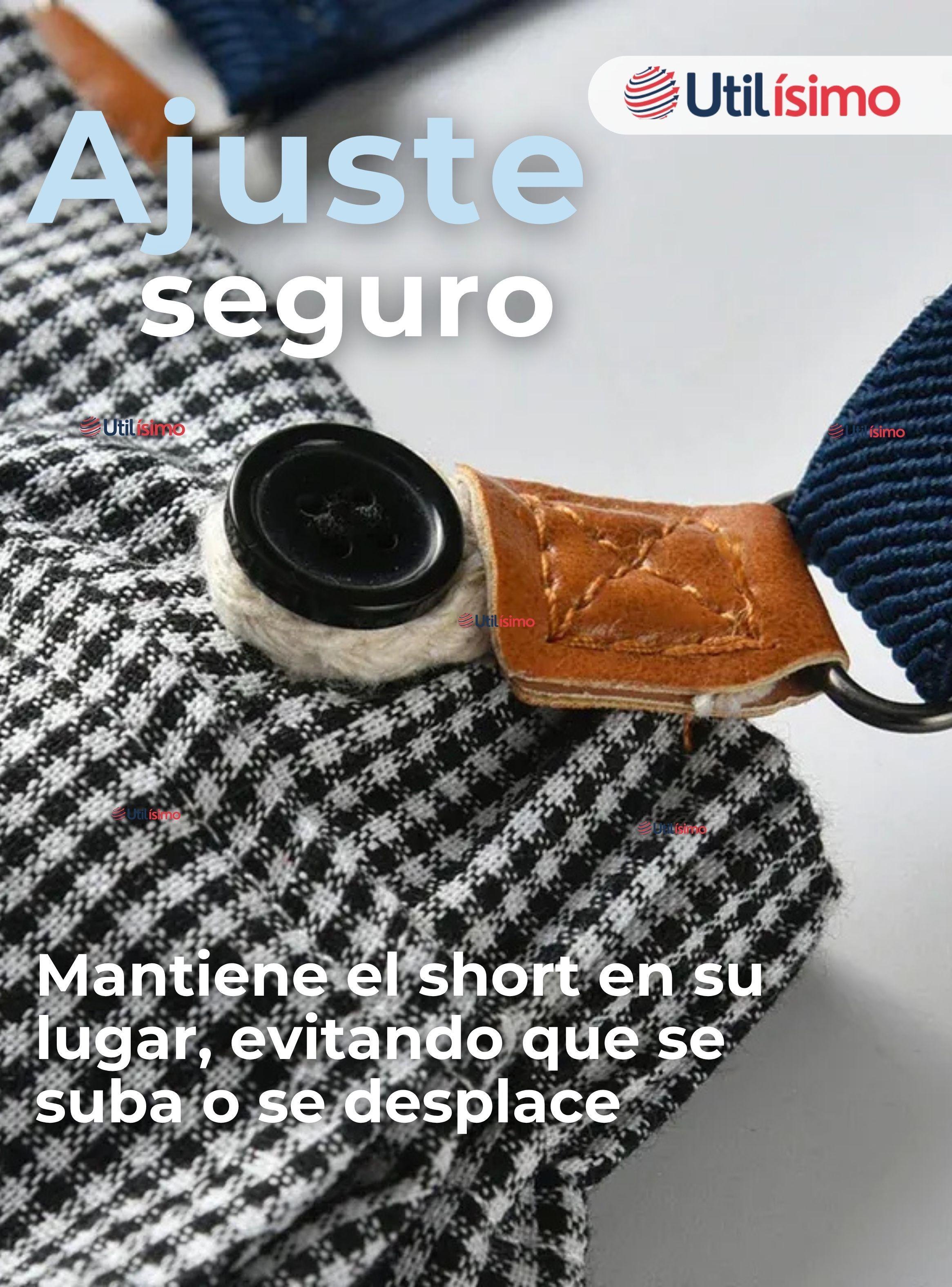 Conjunto De Vestir Con Tirantes Camisa y Pantalón Corto Algodón Bebé-6