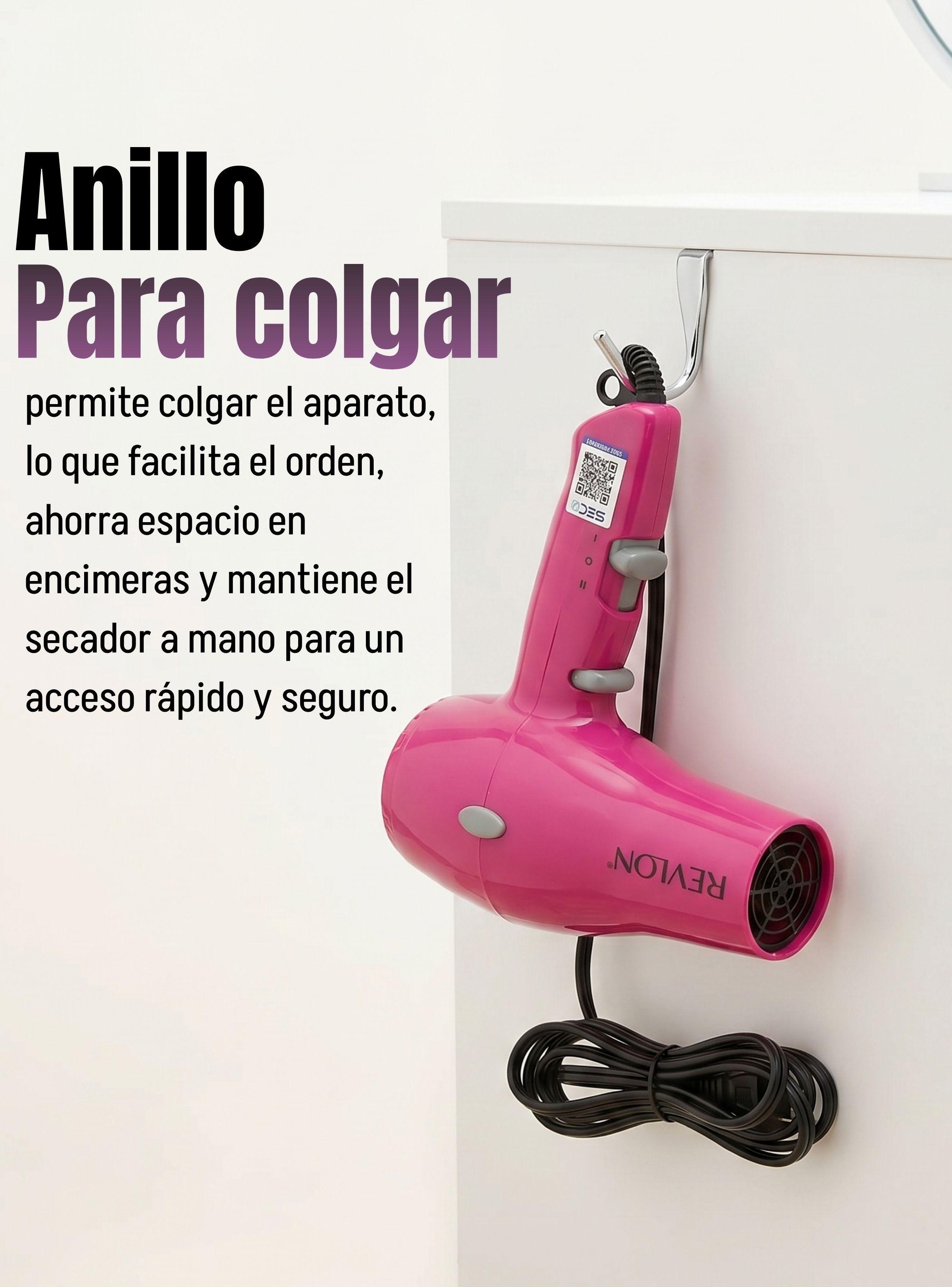 Secador De Cabello Compacto Iónico Revlon 1875W Color Rosa-6