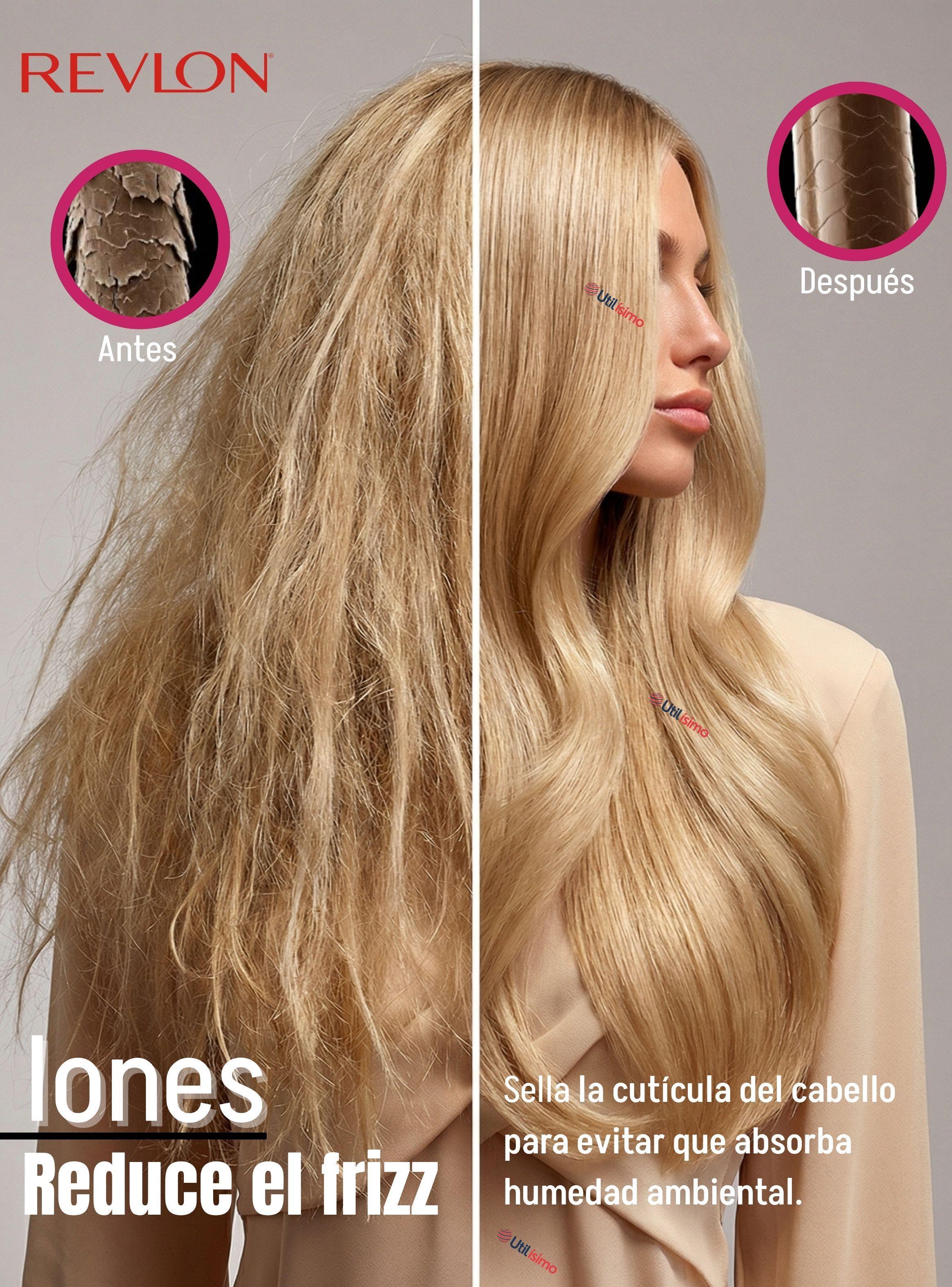 Cepillo Secador Alisador One Step Voluminizador Revlon Potencia de 800W-4