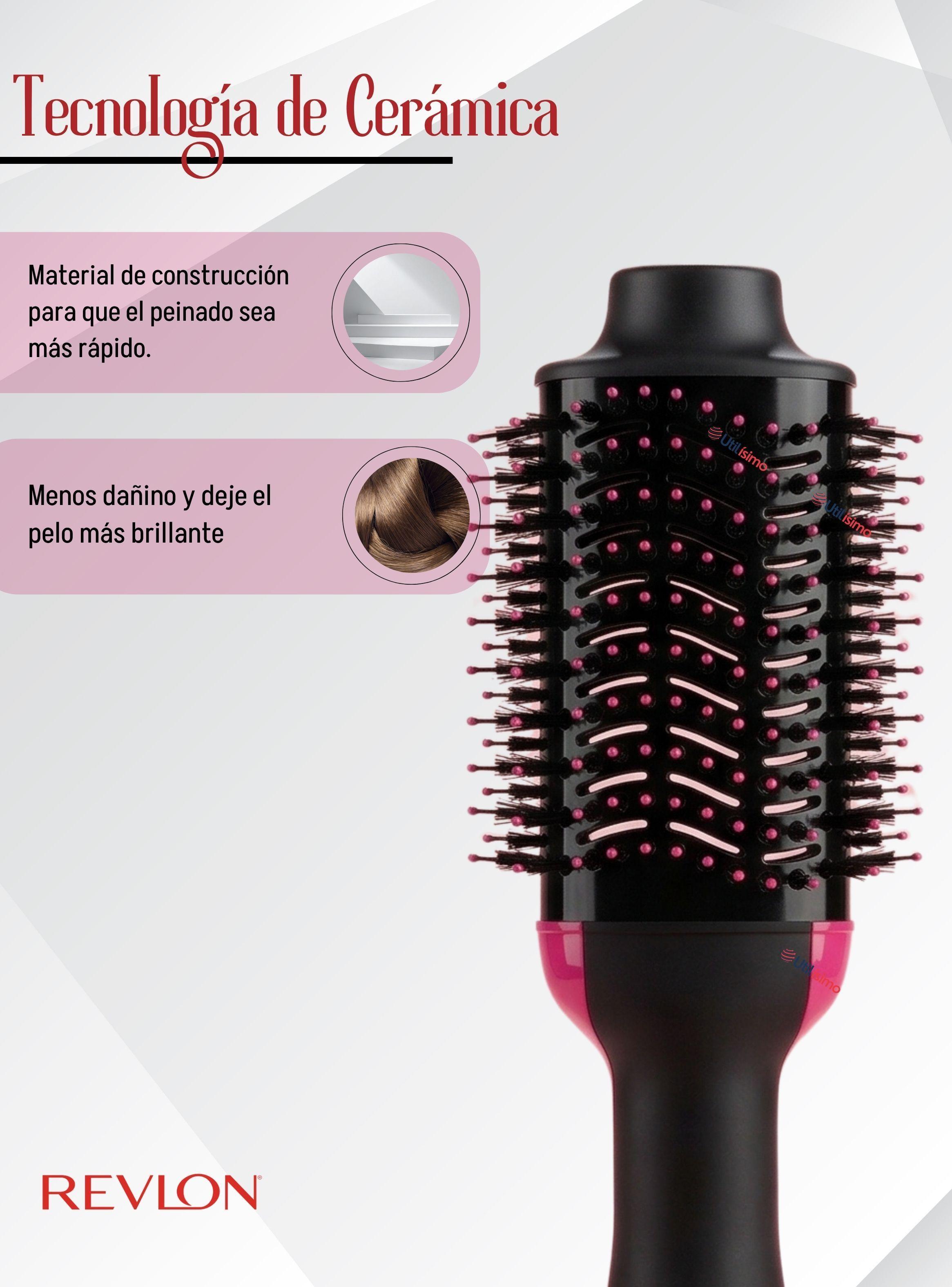 Cepillo Secador Alisador One Step Voluminizador Revlon Potencia de 800W-5