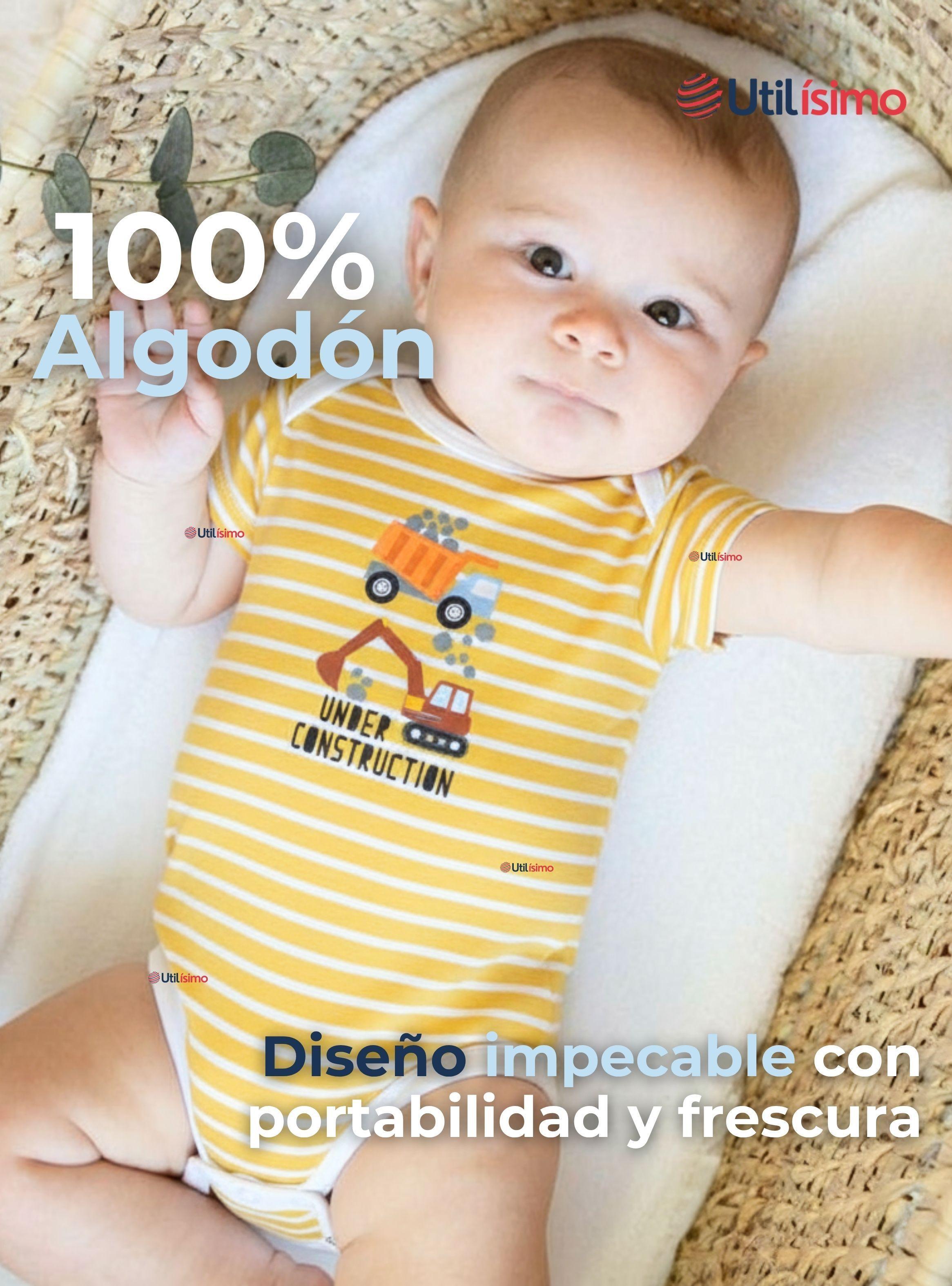 Pack 5 Bodys Niño Manga Corta Tedmimak 100% Algodón Building Adventures-2