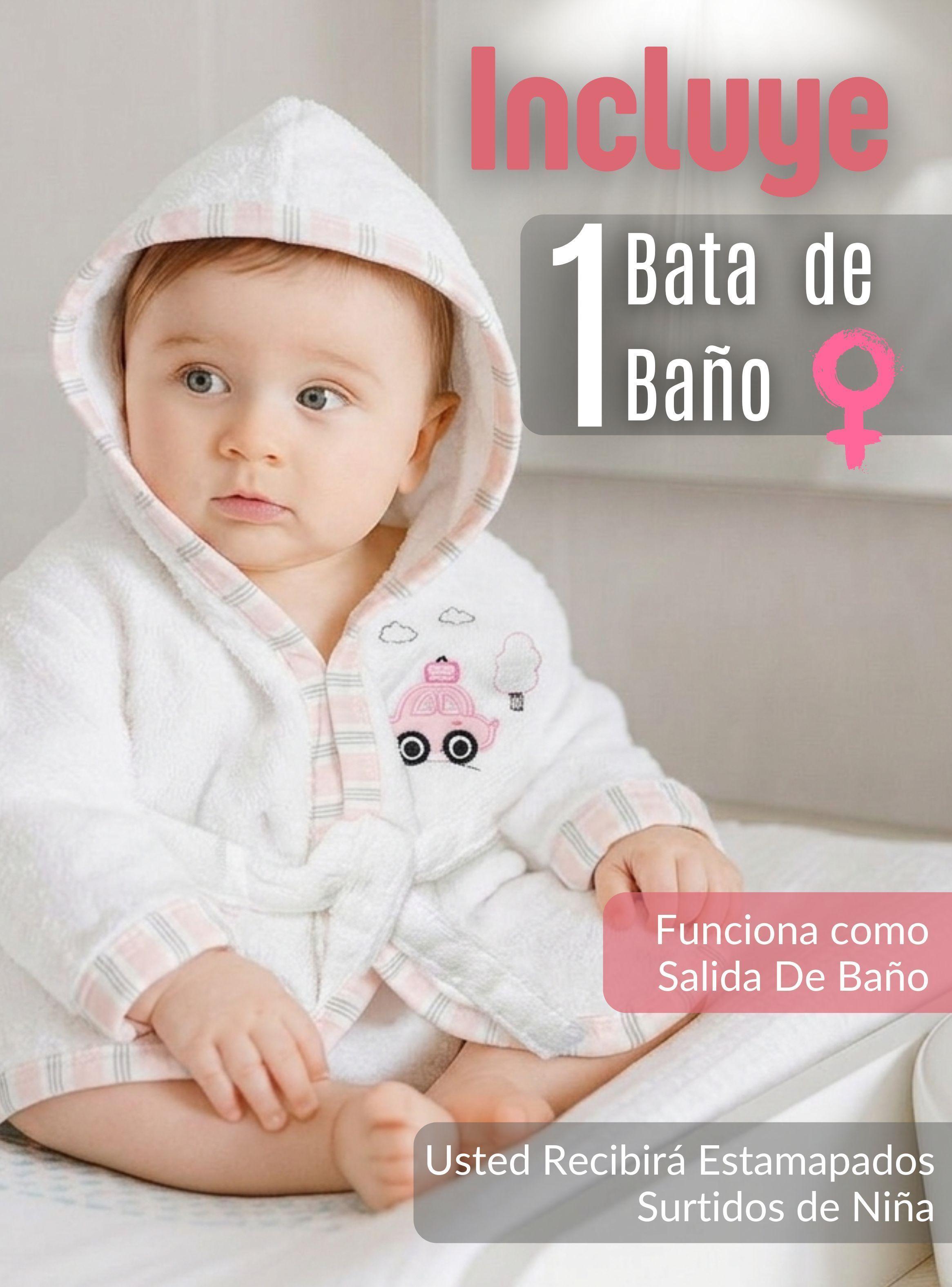 Bata de Baño Niña Toalla 100% Algodón Cobertura Completa Estampados Surtidos-2
