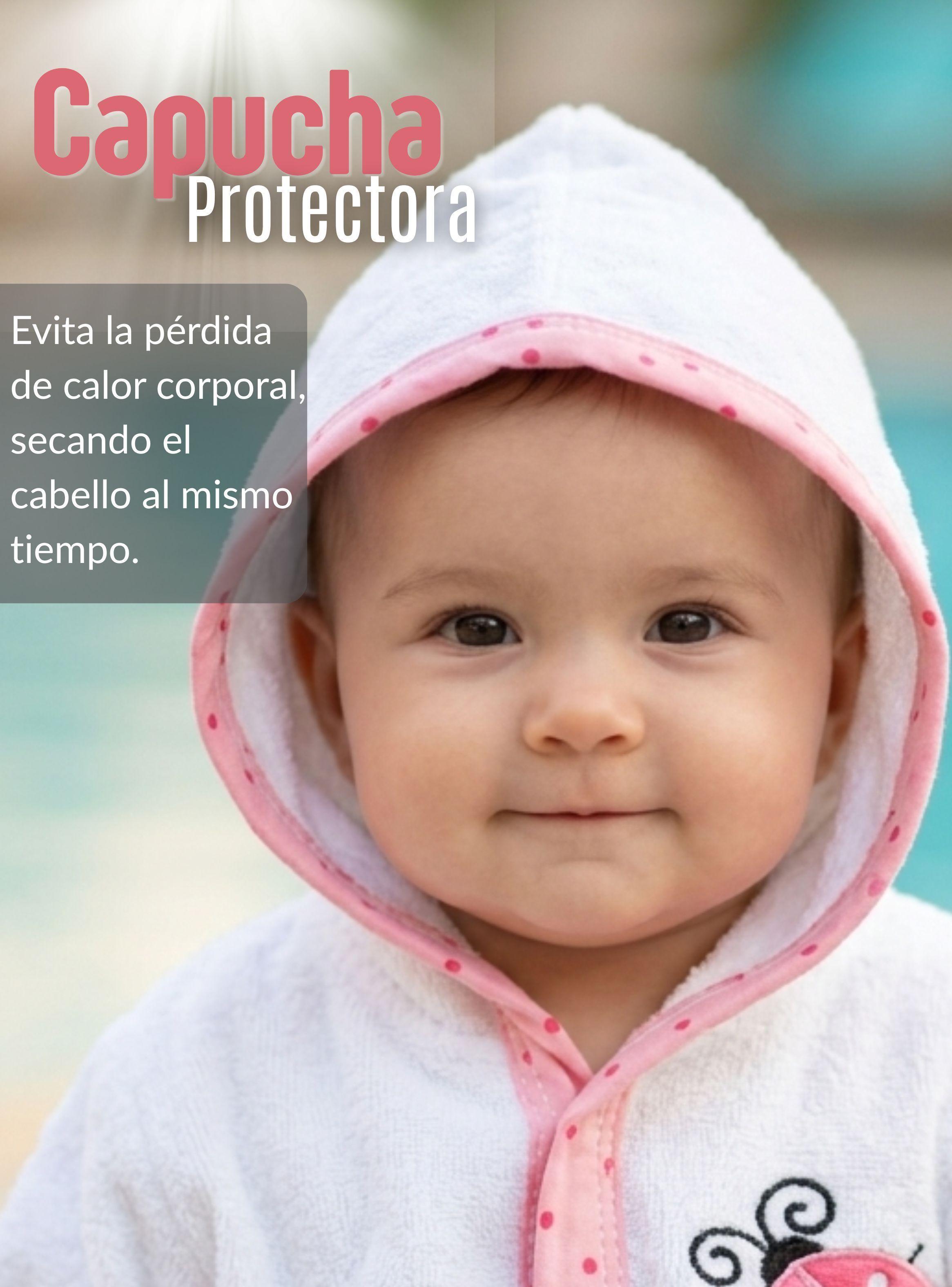 Bata de Baño Niña Toalla 100% Algodón Cobertura Completa Estampados Surtidos-7