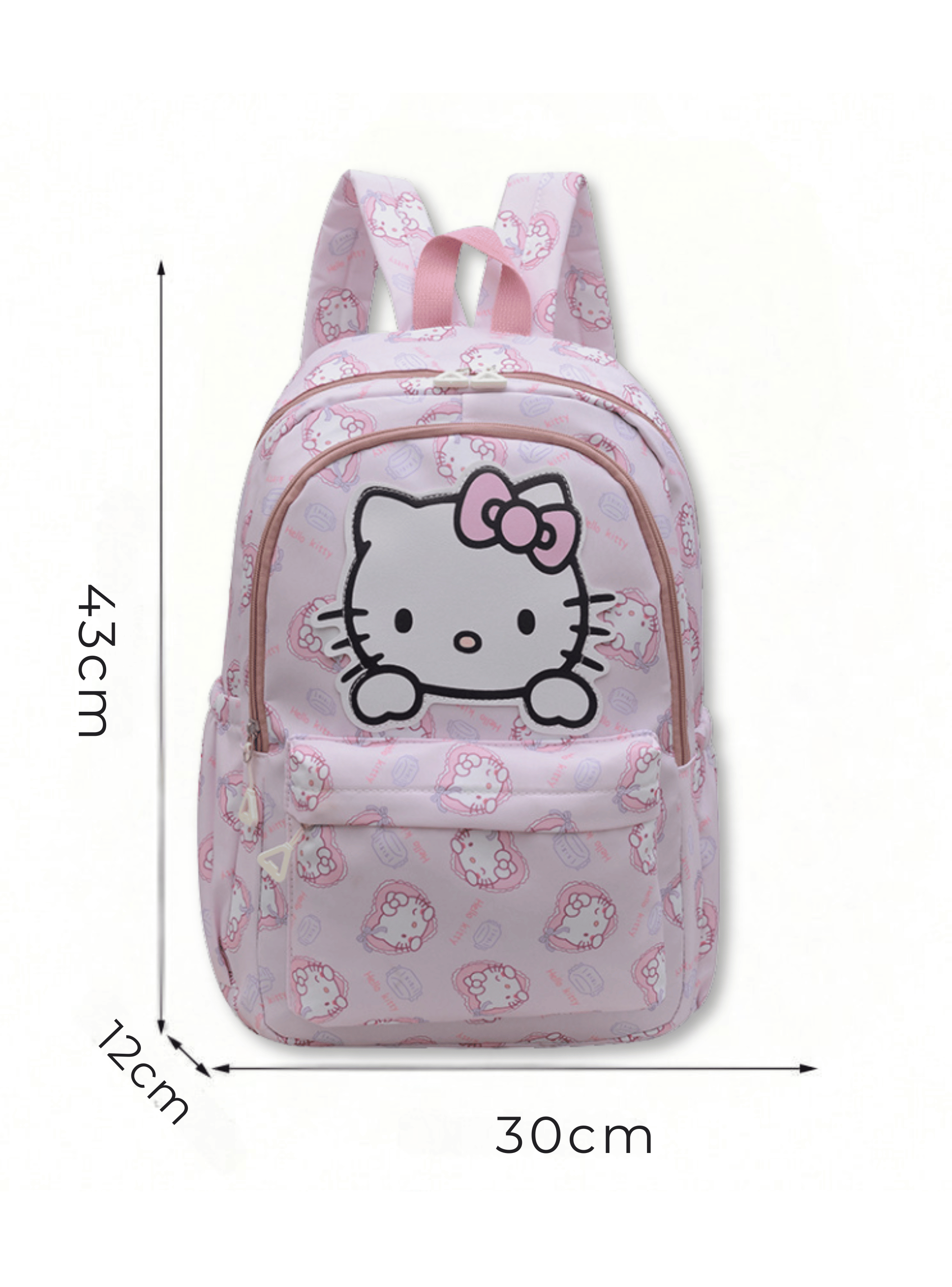 Mochila Sanrio Anime 43cm Juvenil y Escolar Hello Kitty-1