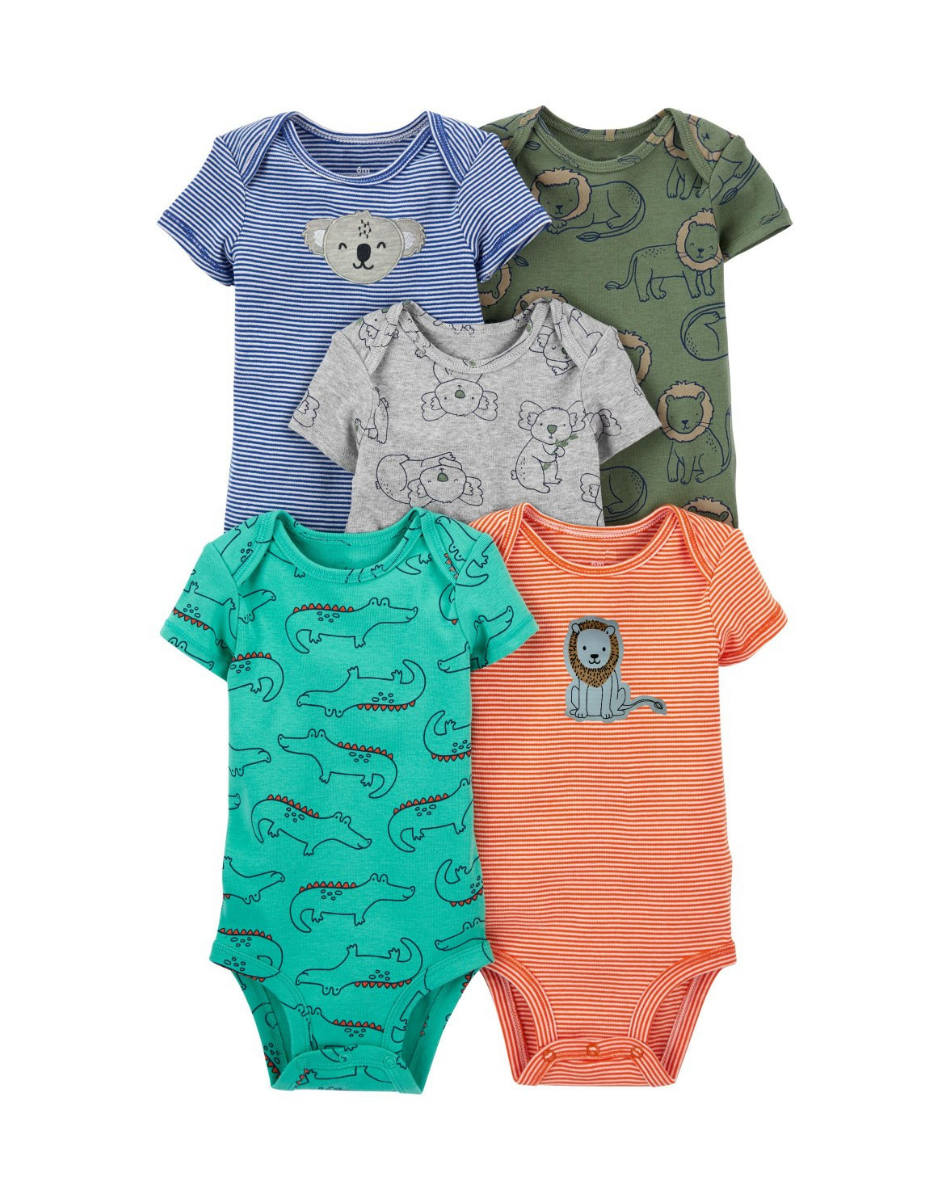 Pack 5 Bodys Niño Tedmimak Manga Corta Surtido-3