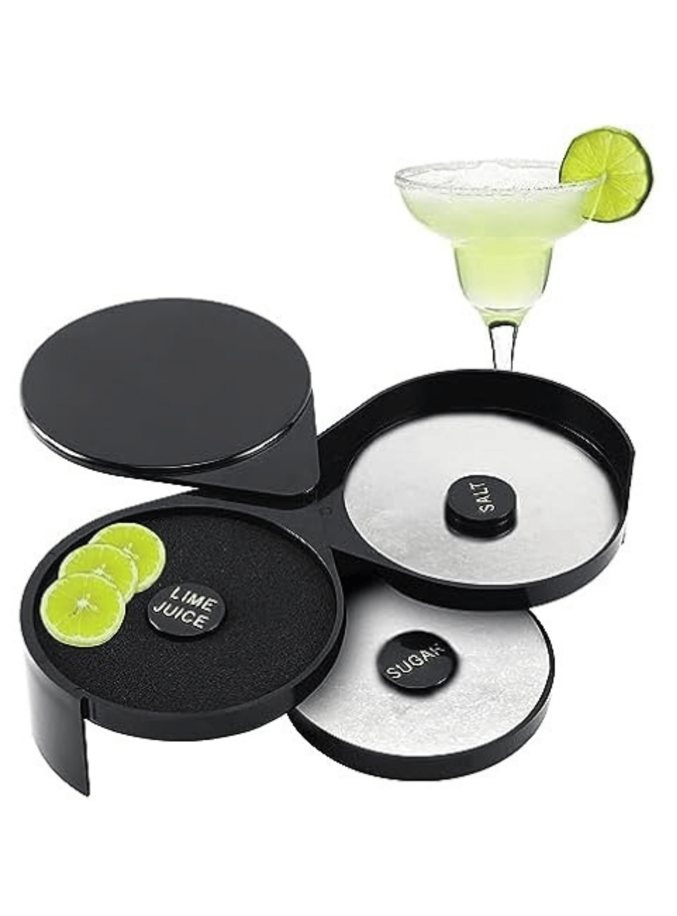 Escarchador De Copas Vasos Orillador Cocteles Micheladas 3 Bandejas-3