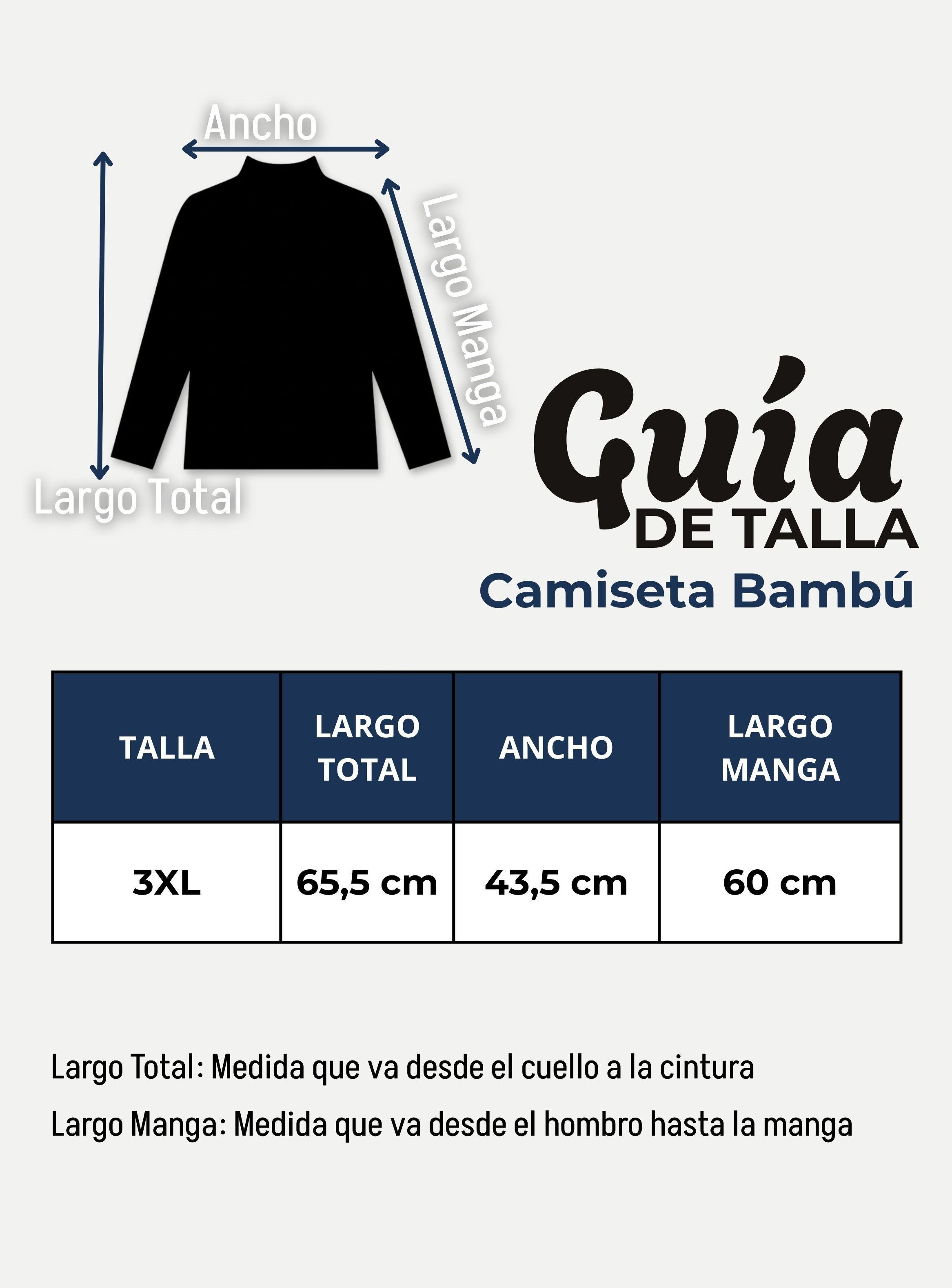 Pack 6 Camisetas Poleras Bambú Primera Capa Cuello Beatle Manga Larga de Colores Surtidos Mujer-4