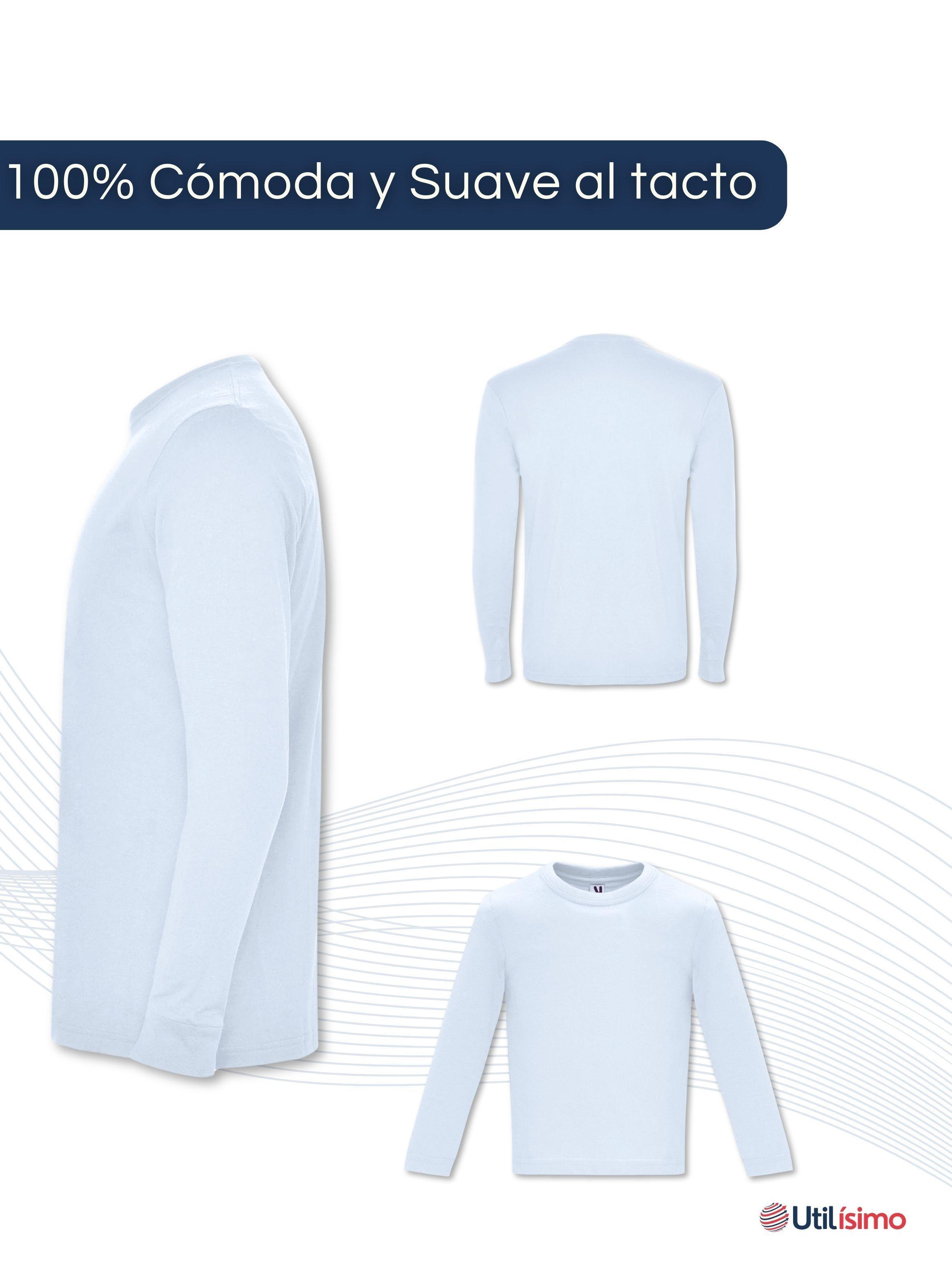 Camiseta Algodón Primera Capa Polera Invierno Blanco Y Negro Niño-4