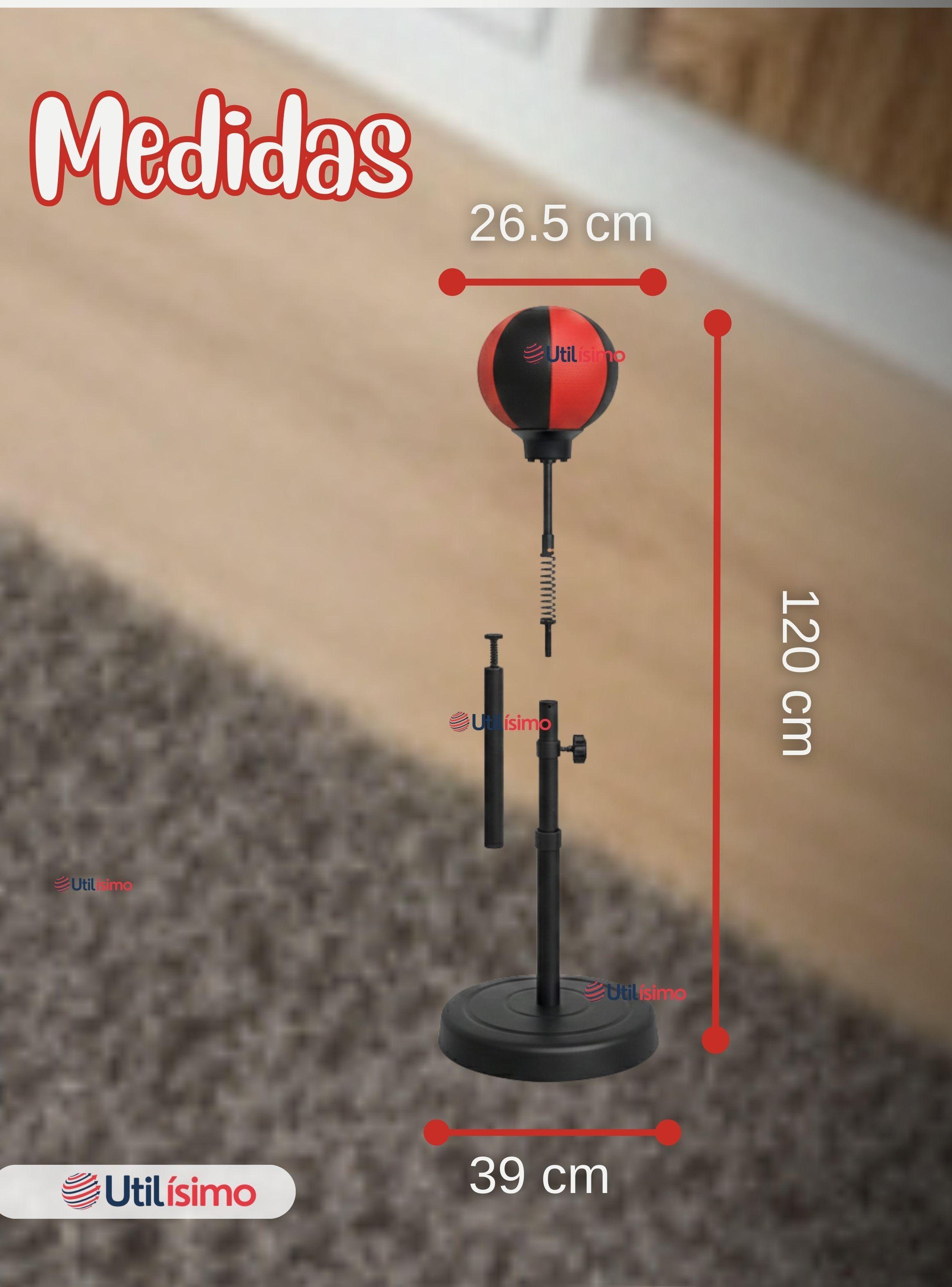 Set de Boxeo Punching Ball con Altura Ajustable Guantes y Bomba para Niños-4