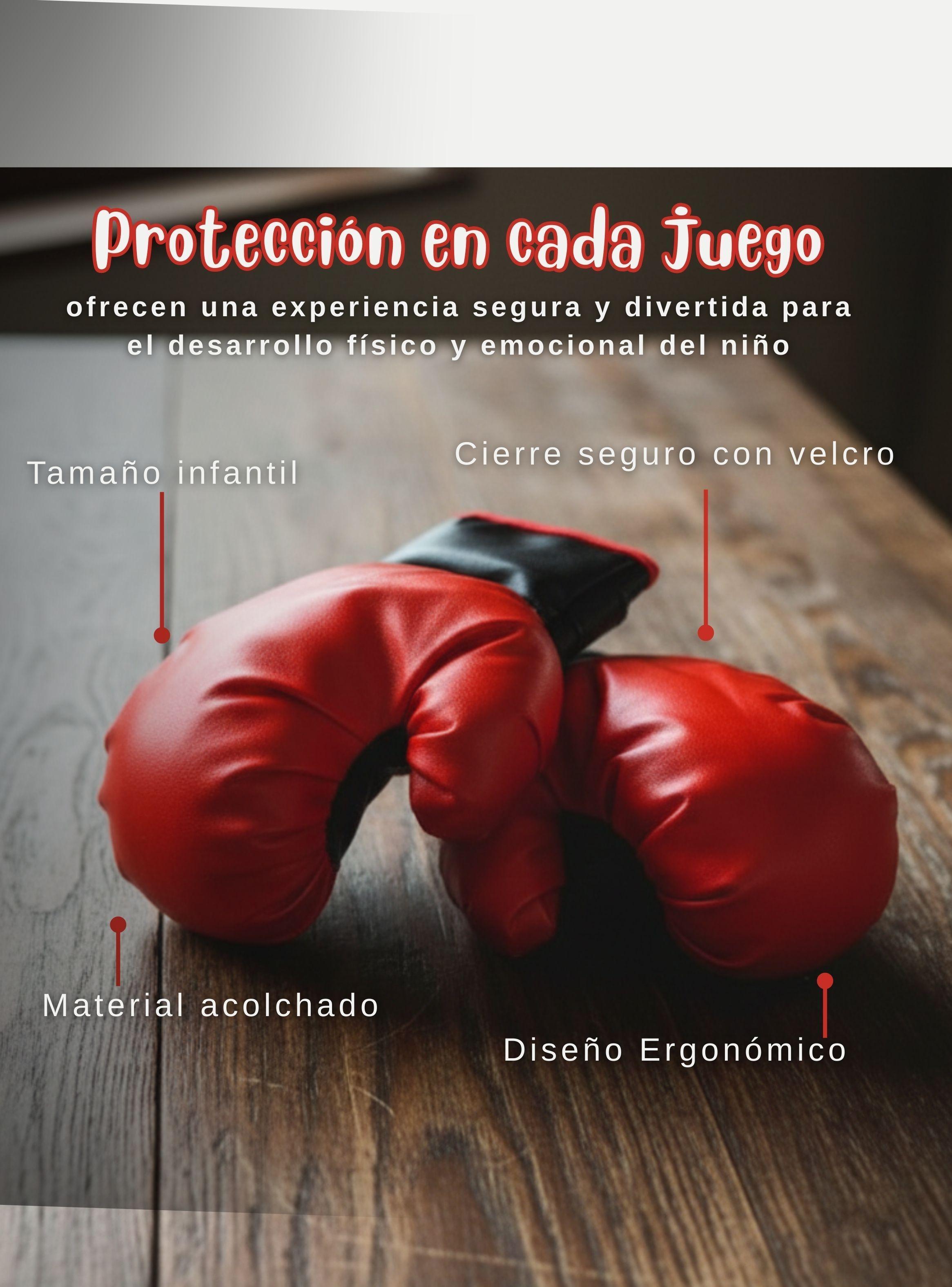 Set de Boxeo Punching Ball con Altura Ajustable Guantes y Bomba para Niños-6
