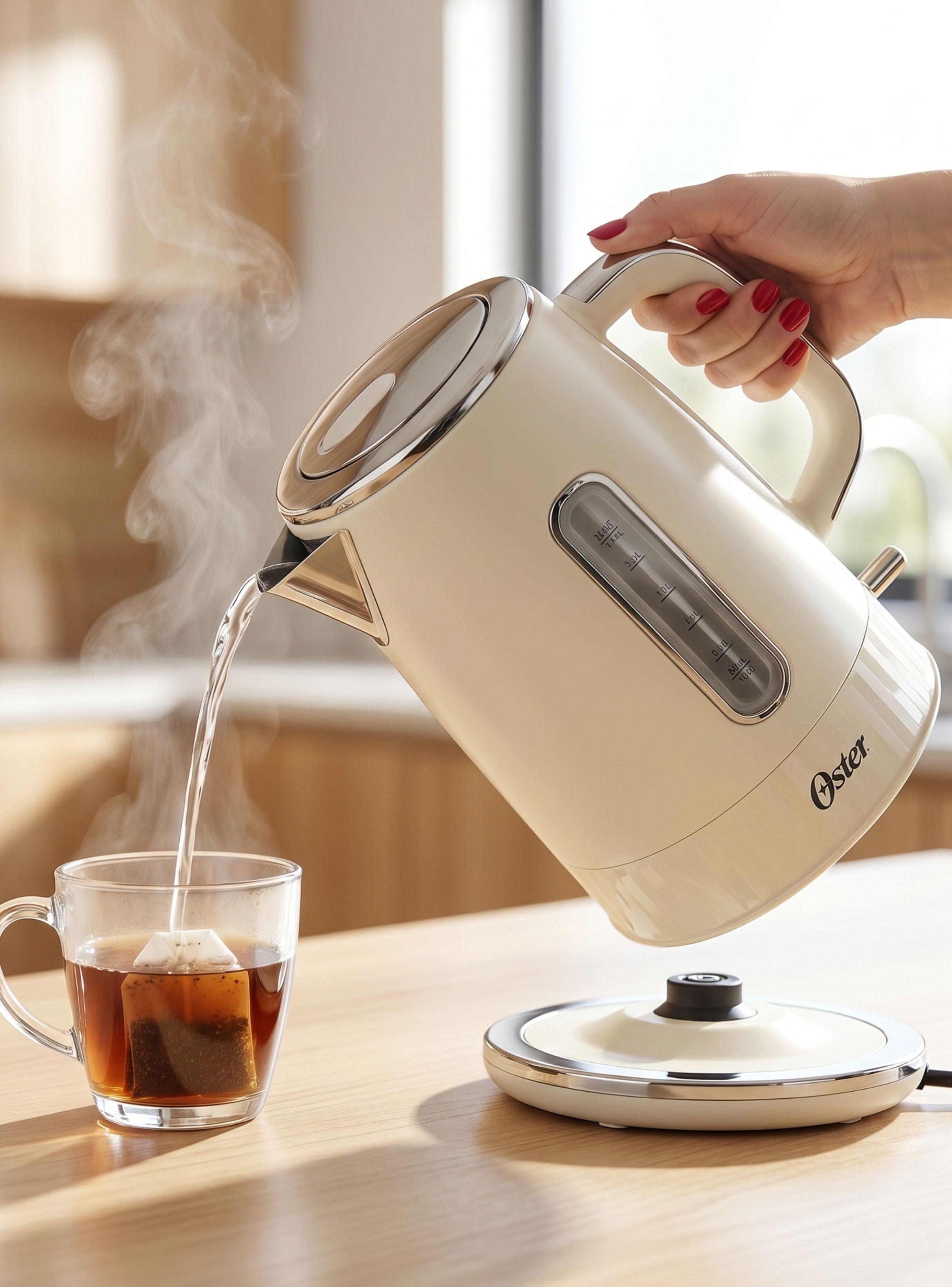 Hervidor Eléctrico Oster® de 1.7 Litros Para Té Café E Infusiones BVSTKT8107OM-052-0