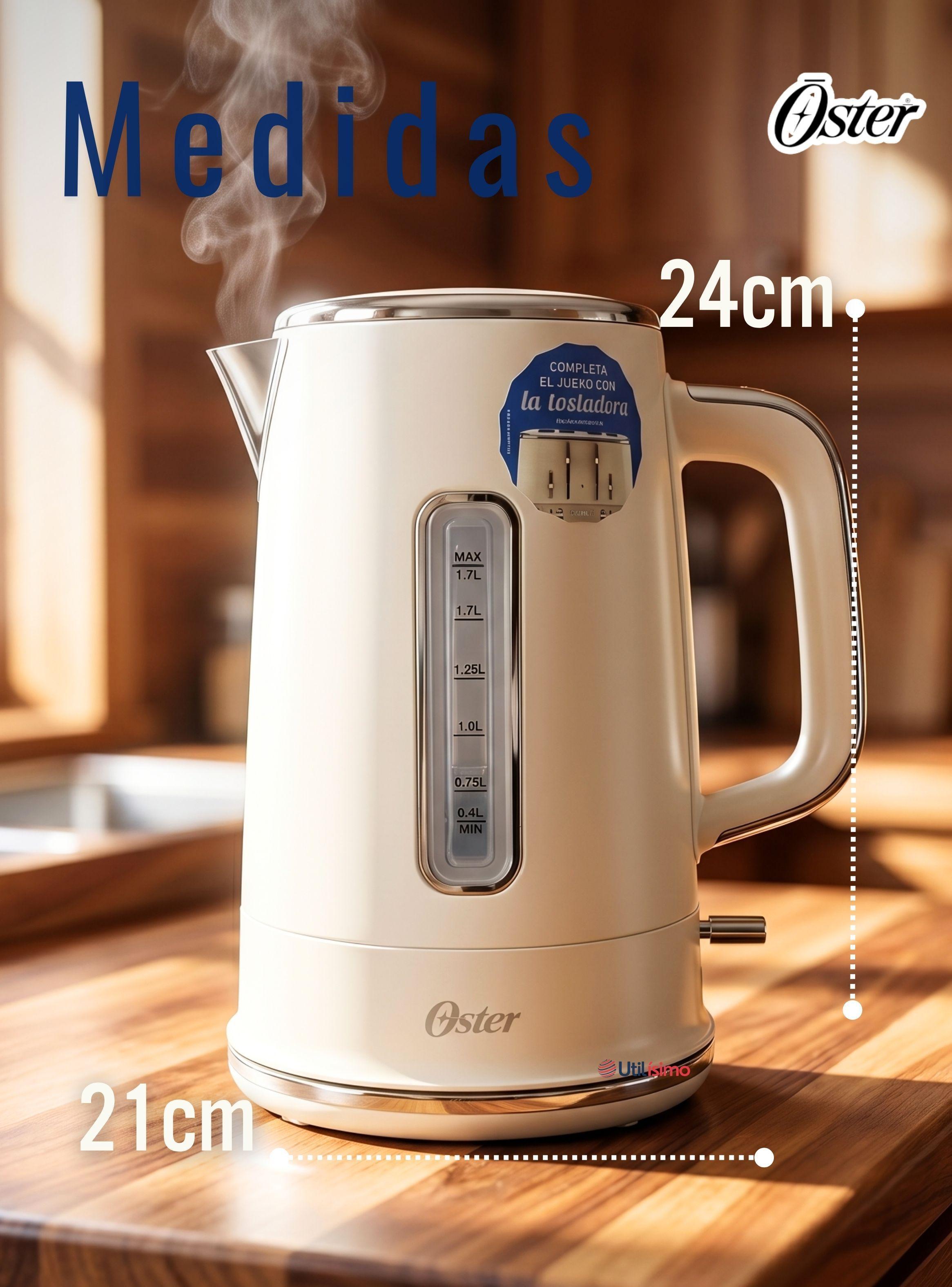 Hervidor Eléctrico Oster® de 1.7 Litros Para Té Café E Infusiones BVSTKT8107OM-052-3