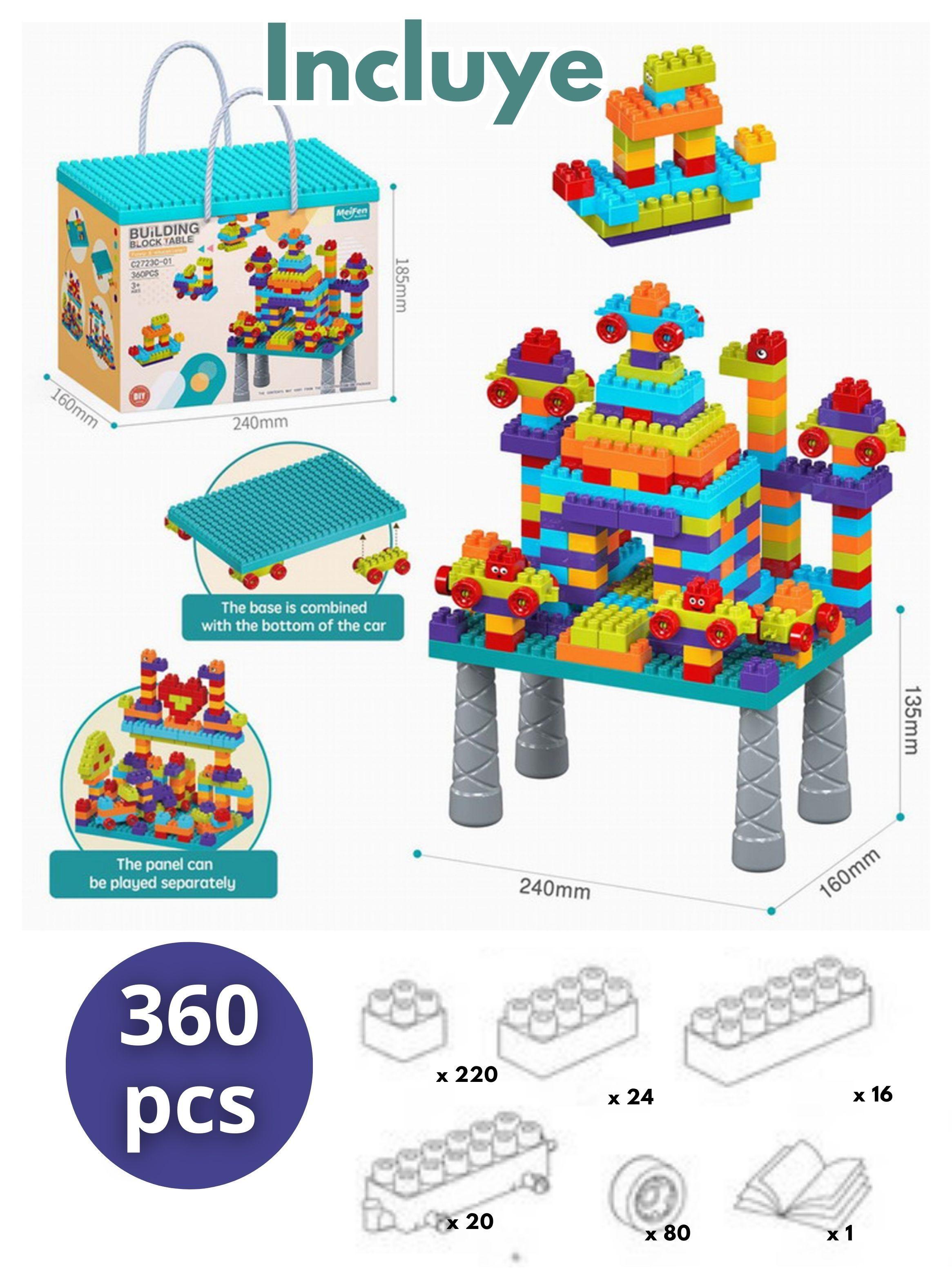 Juego Bloques de Construcción 360 piezas para Niño o Niña-2
