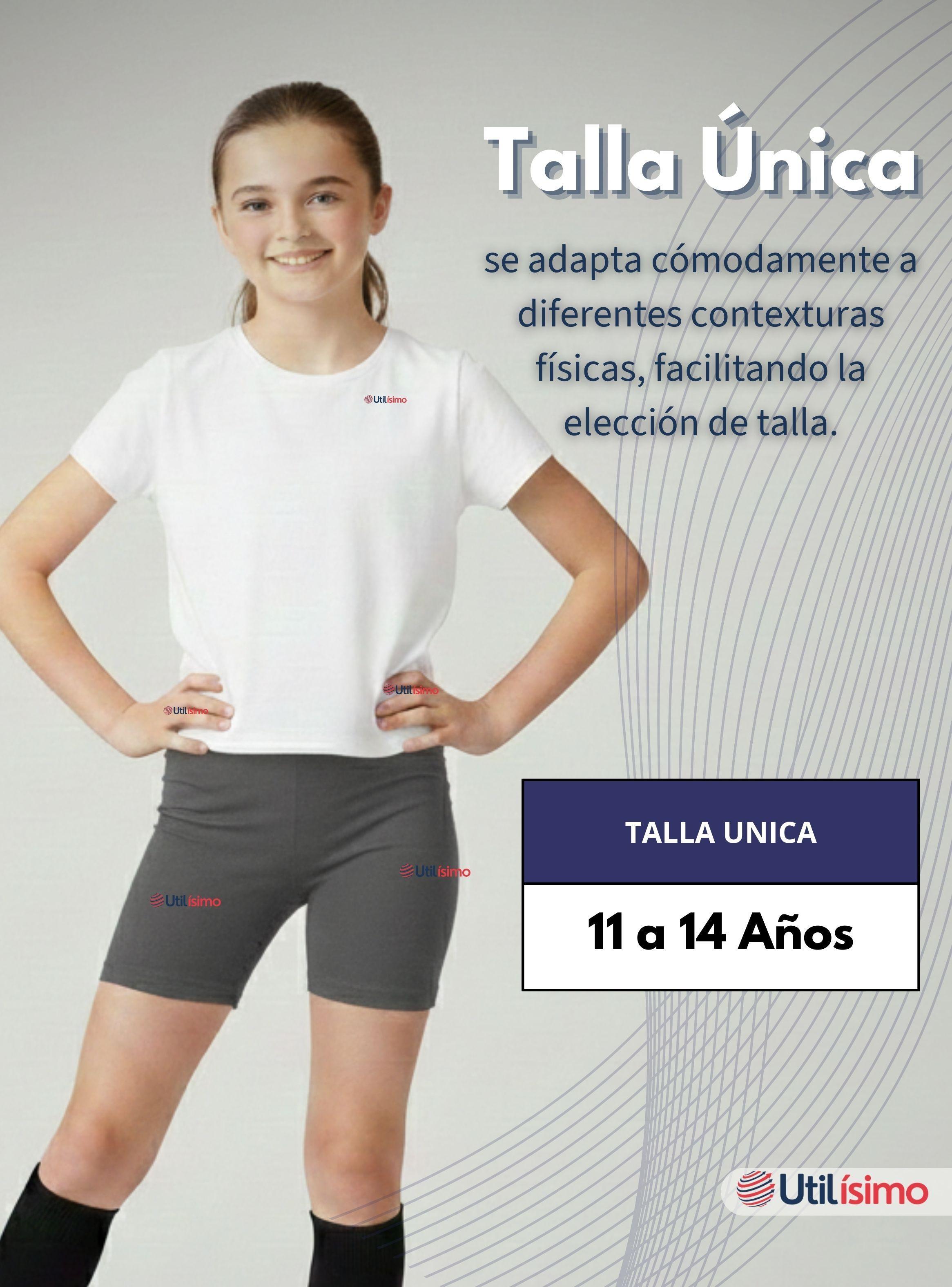 Calza Corta Escolar Gris Pata Deportivas para Niñas-4
