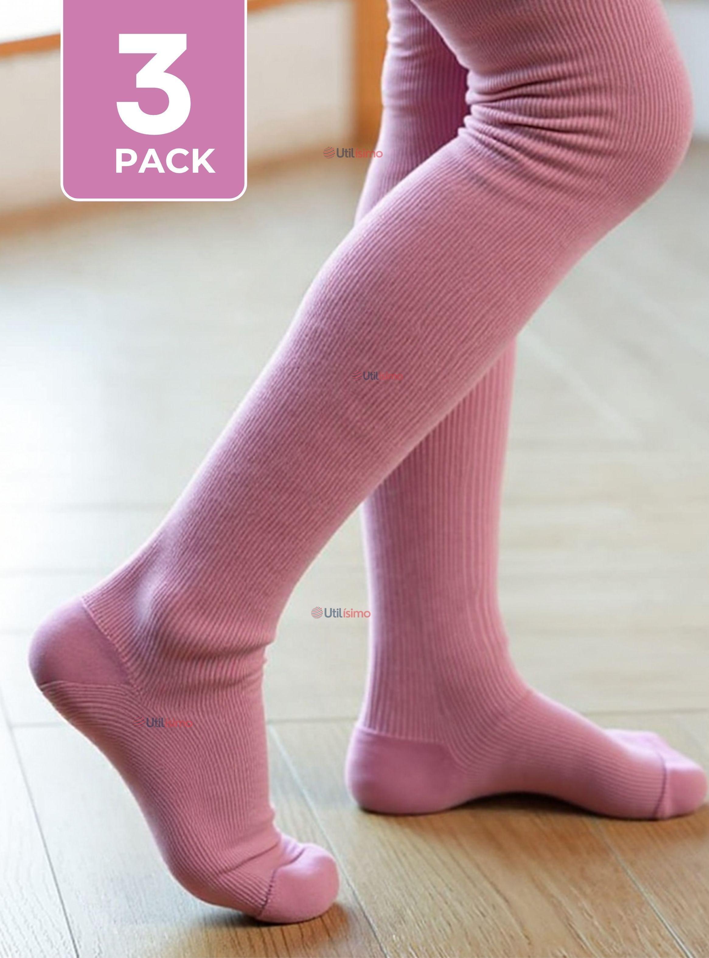 Pack 3 Pantys Primera Capa Unicolor Surtido Ballerina Niña-0