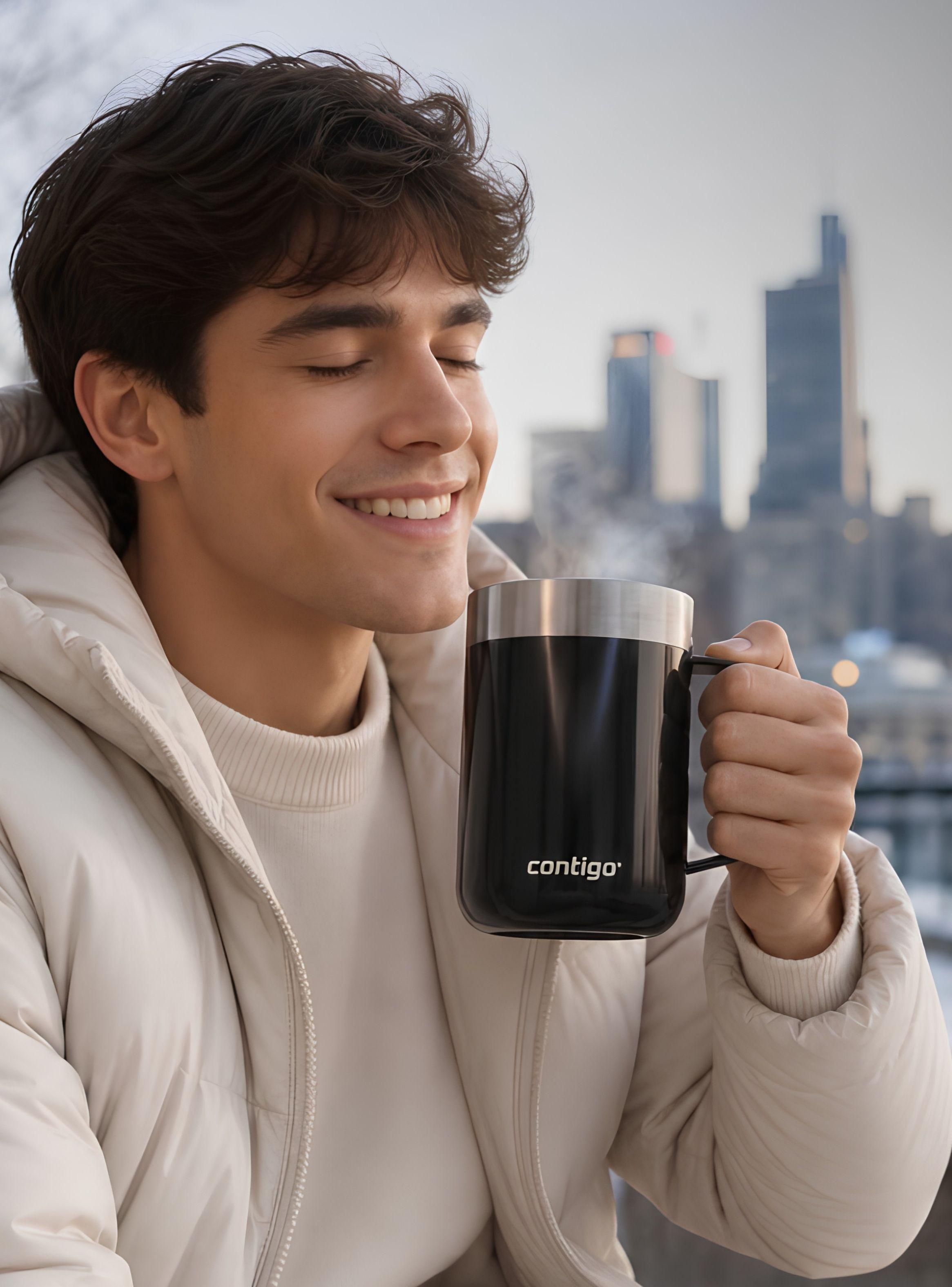 Taza Térmica Contigo Streeterville Acero Inoxidable 414ML Licorice-0