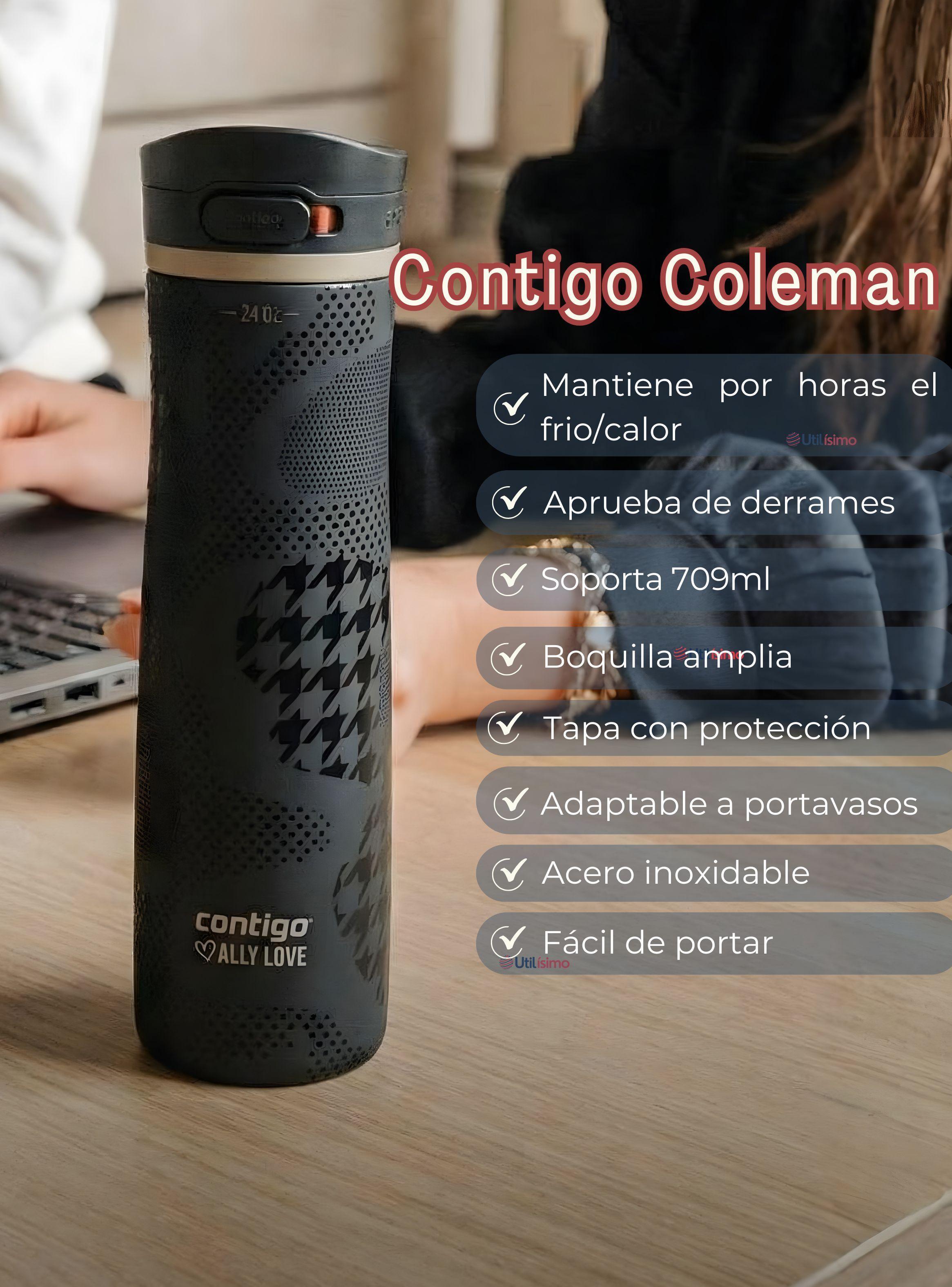 Vaso Térmico Contigo 709 ml Ally Love Jackson Chill 2.0 Acero Inoxidable 24Oz Licorice-3