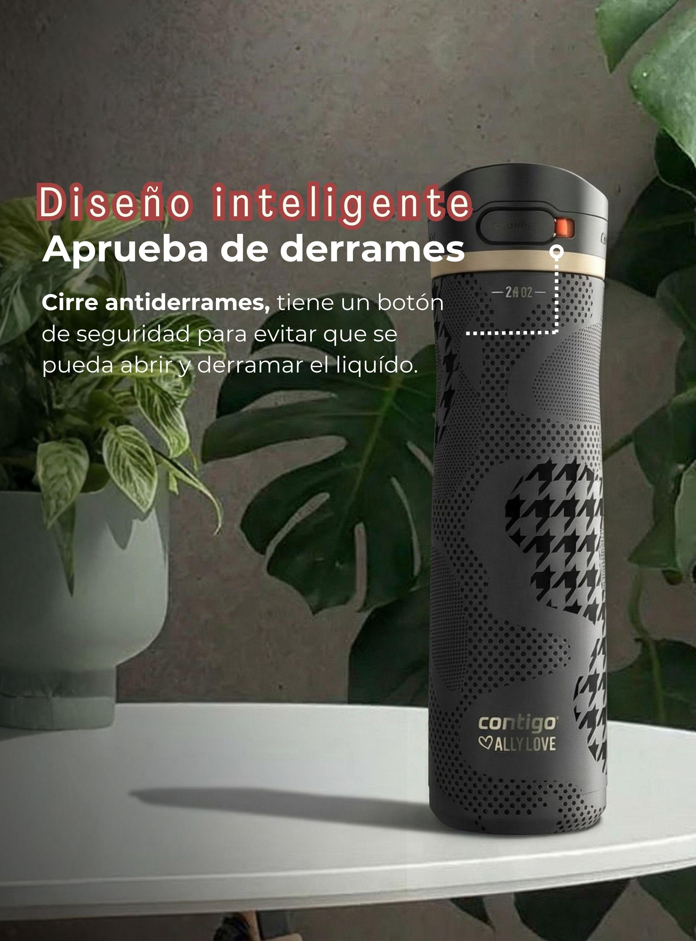 Vaso Térmico Contigo 709 ml Ally Love Jackson Chill 2.0 Acero Inoxidable 24Oz Licorice-6