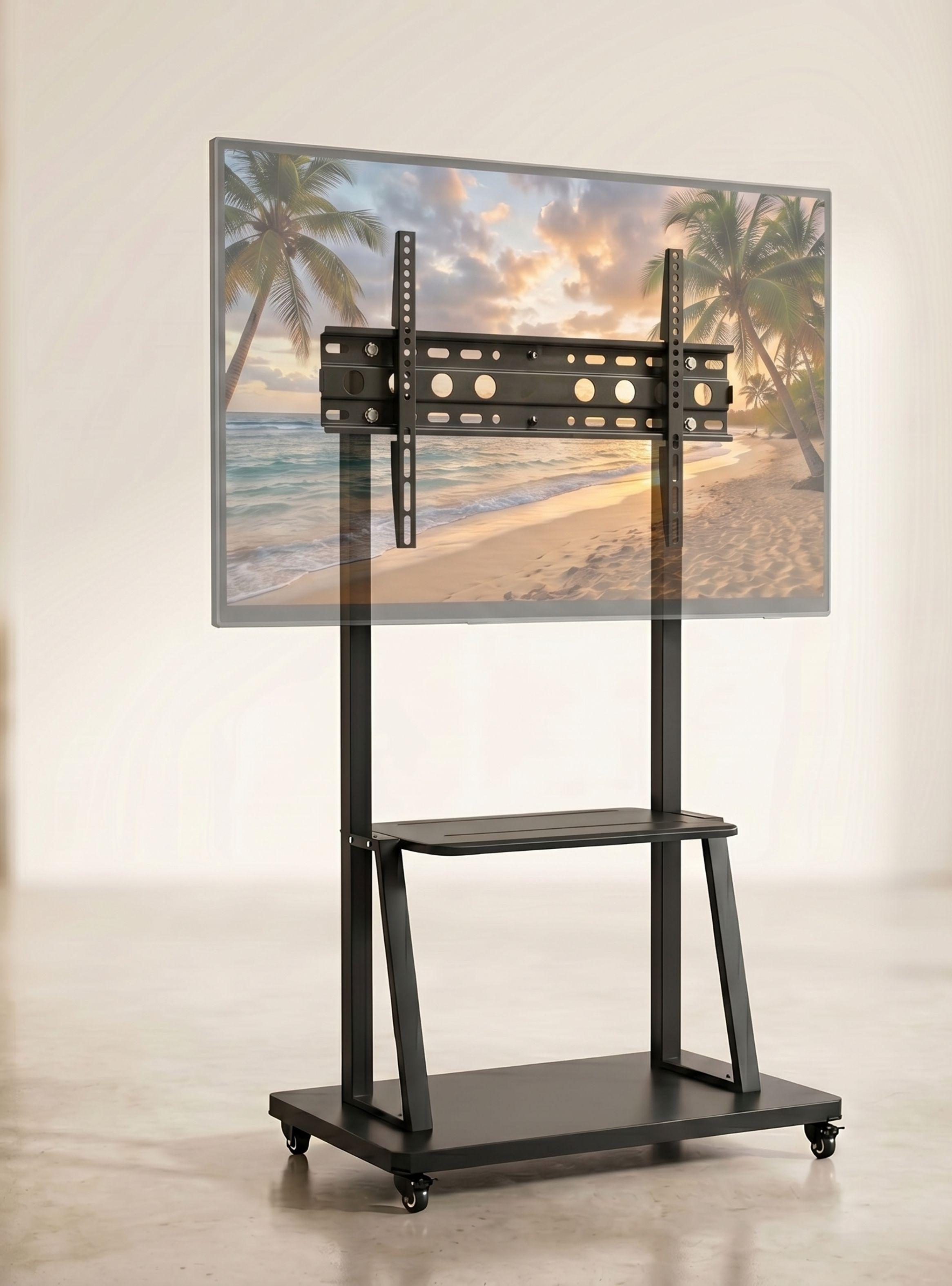 Soporte Base TV Móvil Con Ruedas 32¨ a 55´pulgadas 55kg Soporte TV Portátil -0