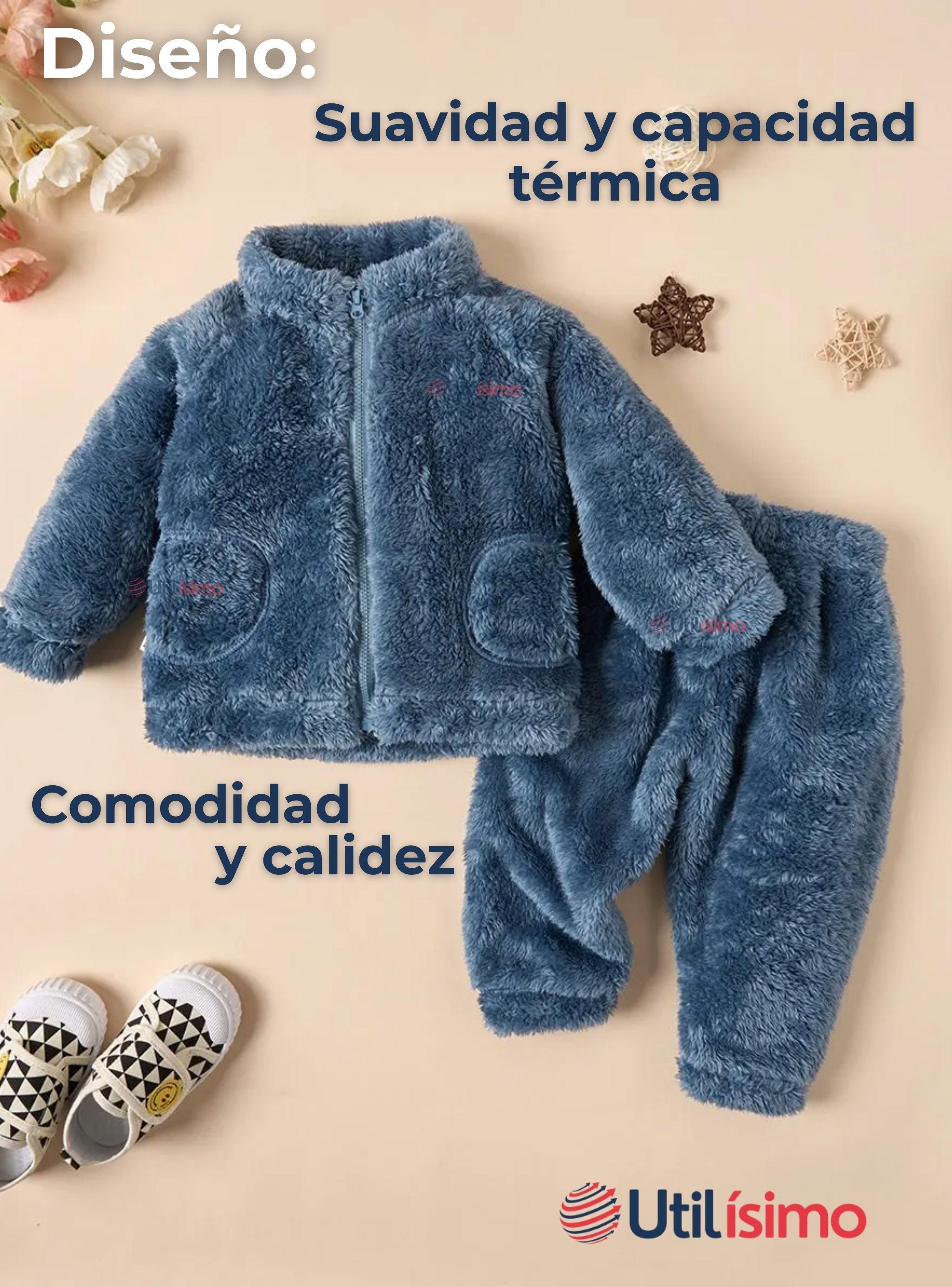 Conjunto Frizado Polar 2 Piezas Niño Azul-1
