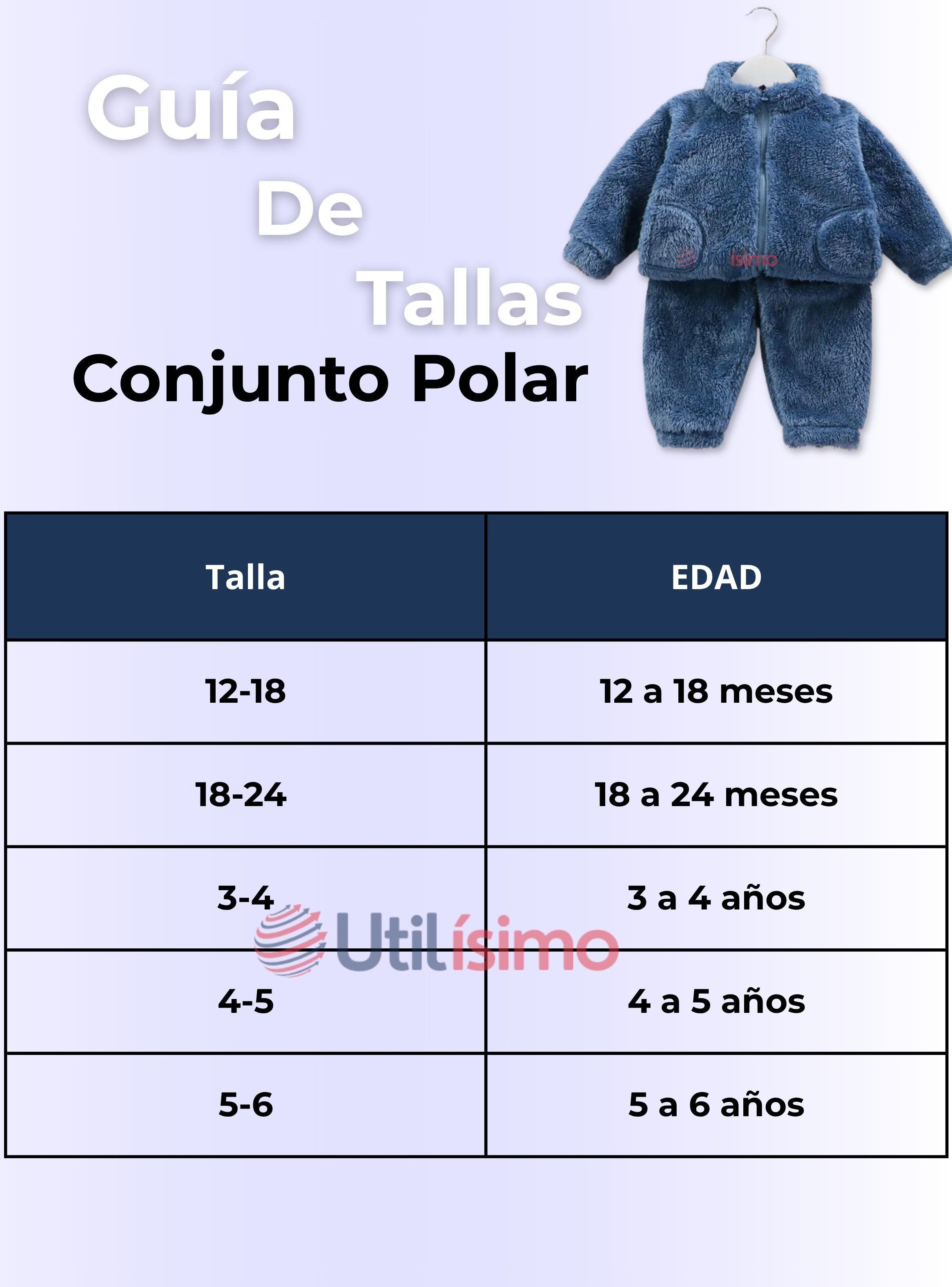 Conjunto Frizado Polar 2 Piezas Niño Azul-2