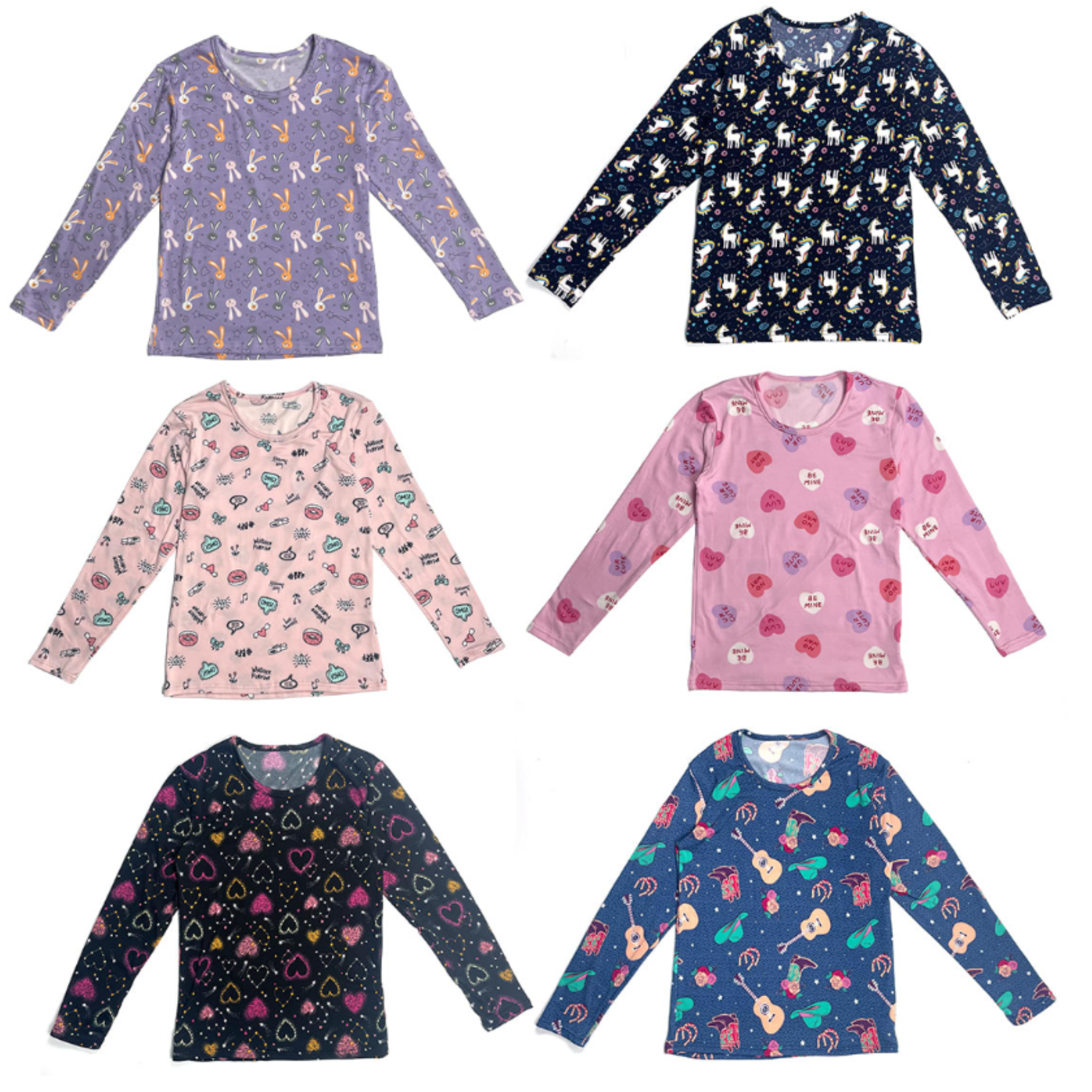 Pack 2 Camisetas Primera Capa Invierno Niña Polera Polar-1