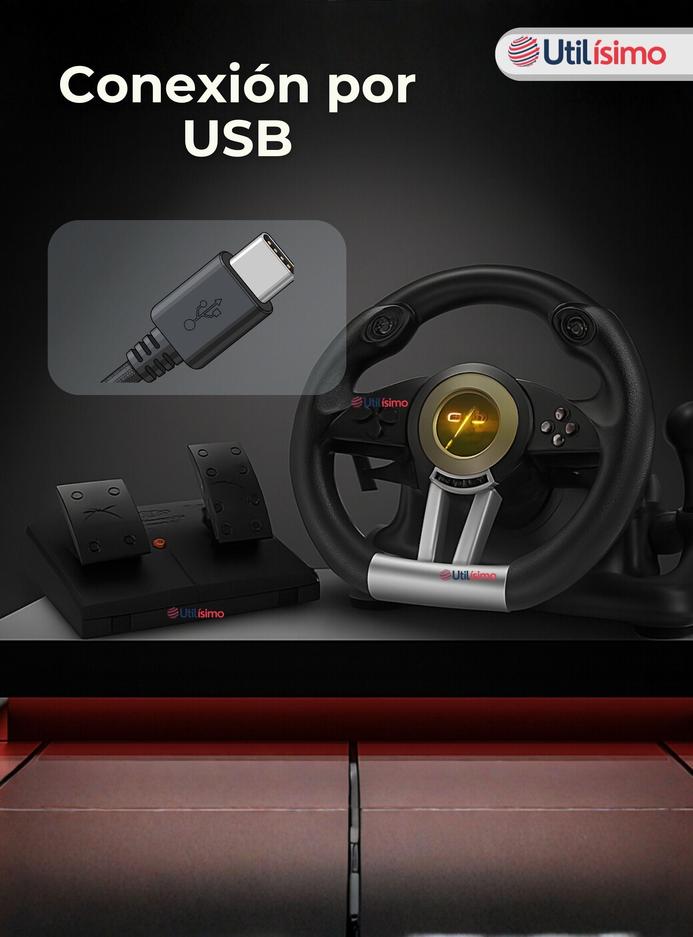 Volante De Juego V3 Pedales Palanca Carreras Ps4 Xbox Pc-5