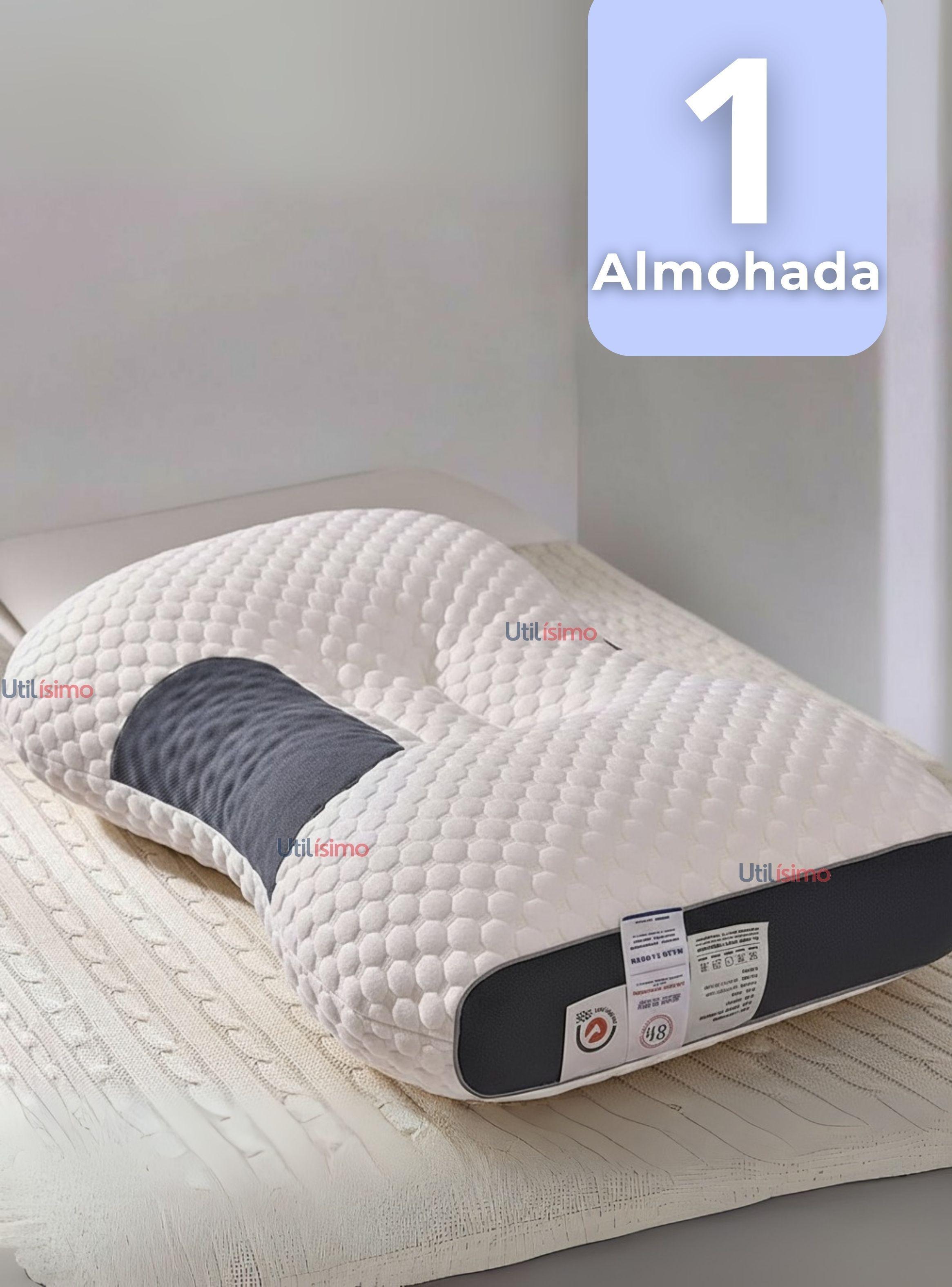 Almohada Ortopédica Ergonómicas Para Cuello y Cervical Algodón-0