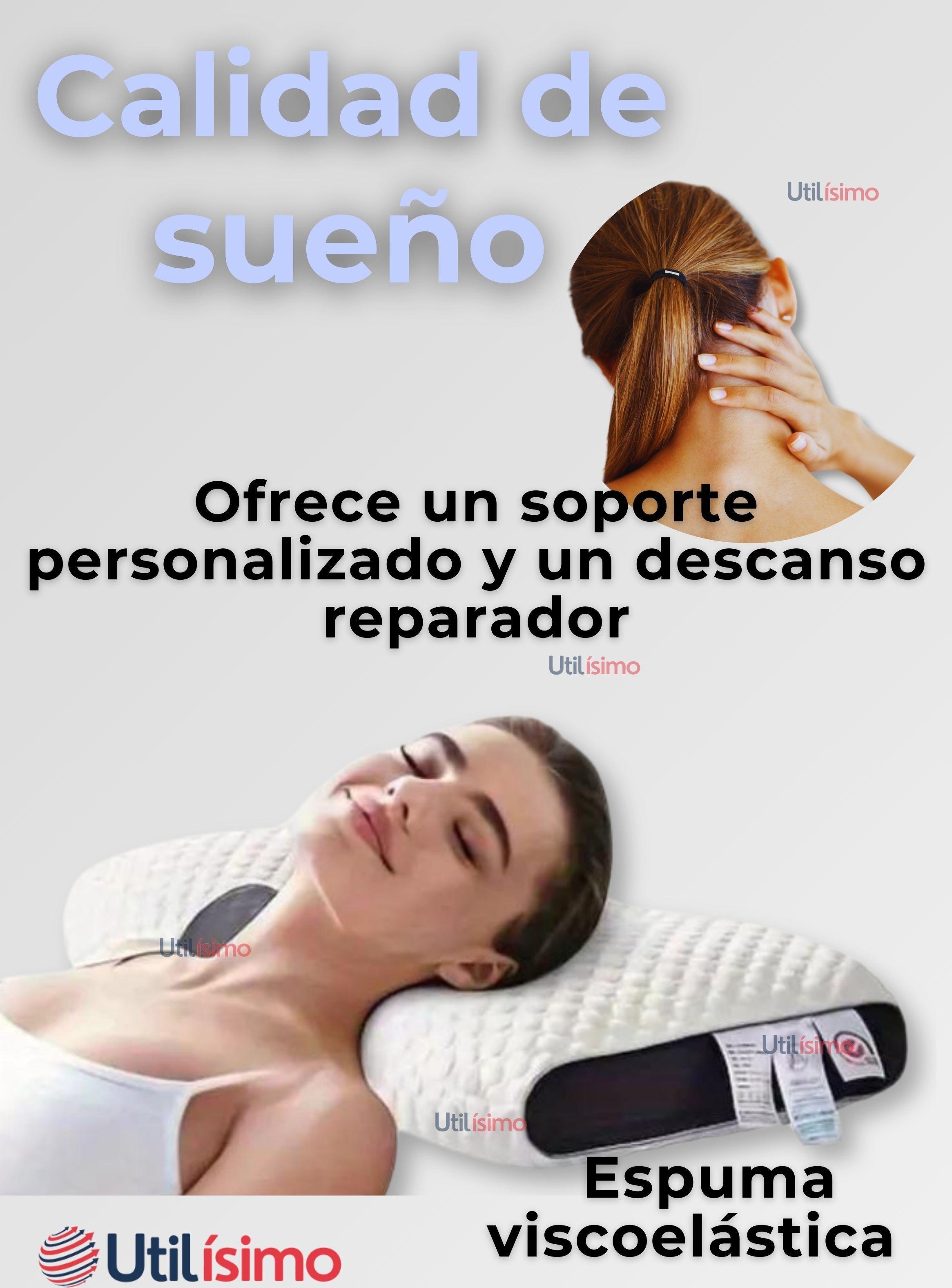 Almohada Ortopédica Ergonómicas Para Cuello y Cervical Algodón-5