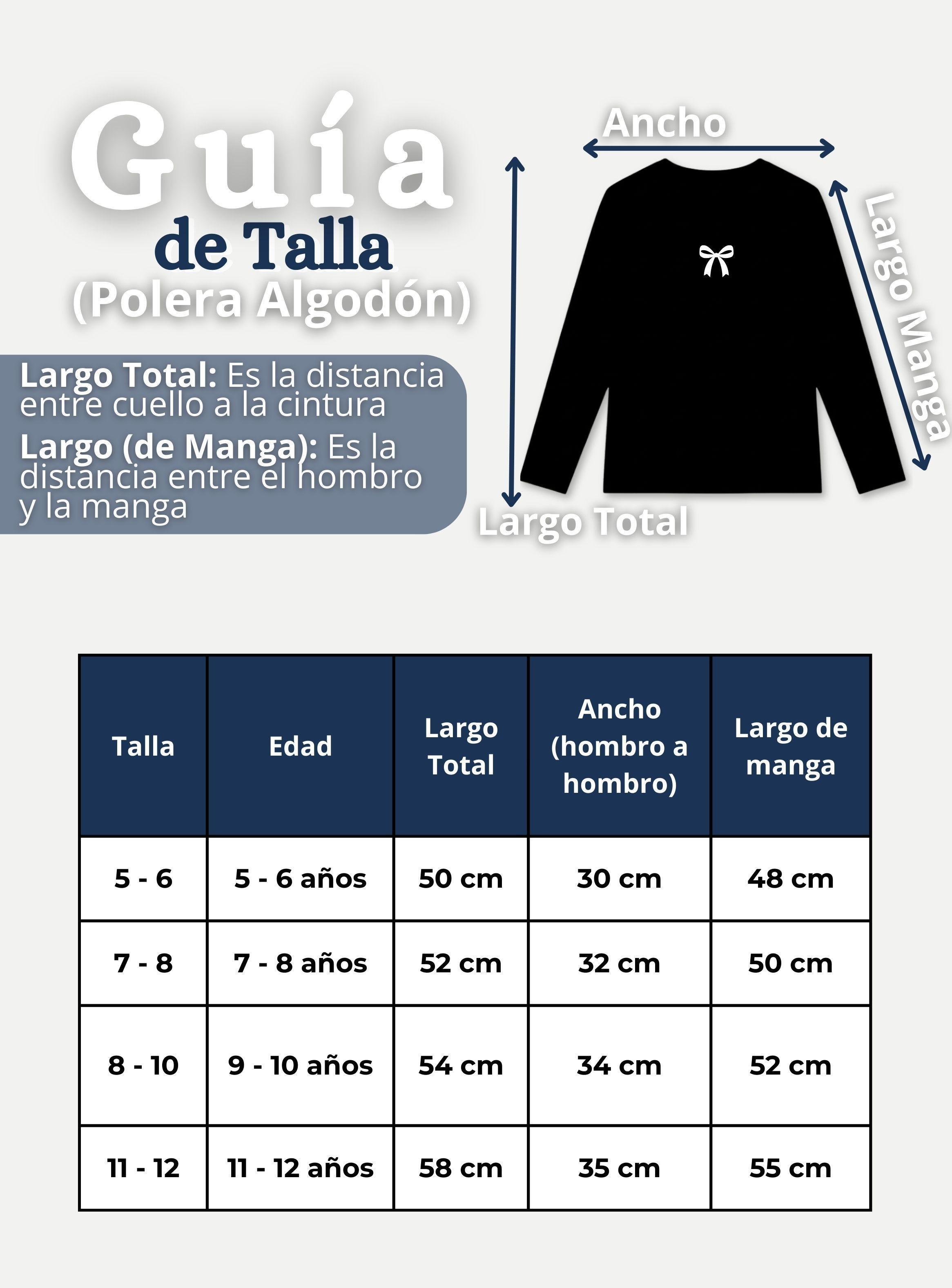 Pack 3 Camisetas Poleras Algodón Cuello Redondo Blanca Primera Capa Manga Larga  para Niña-4