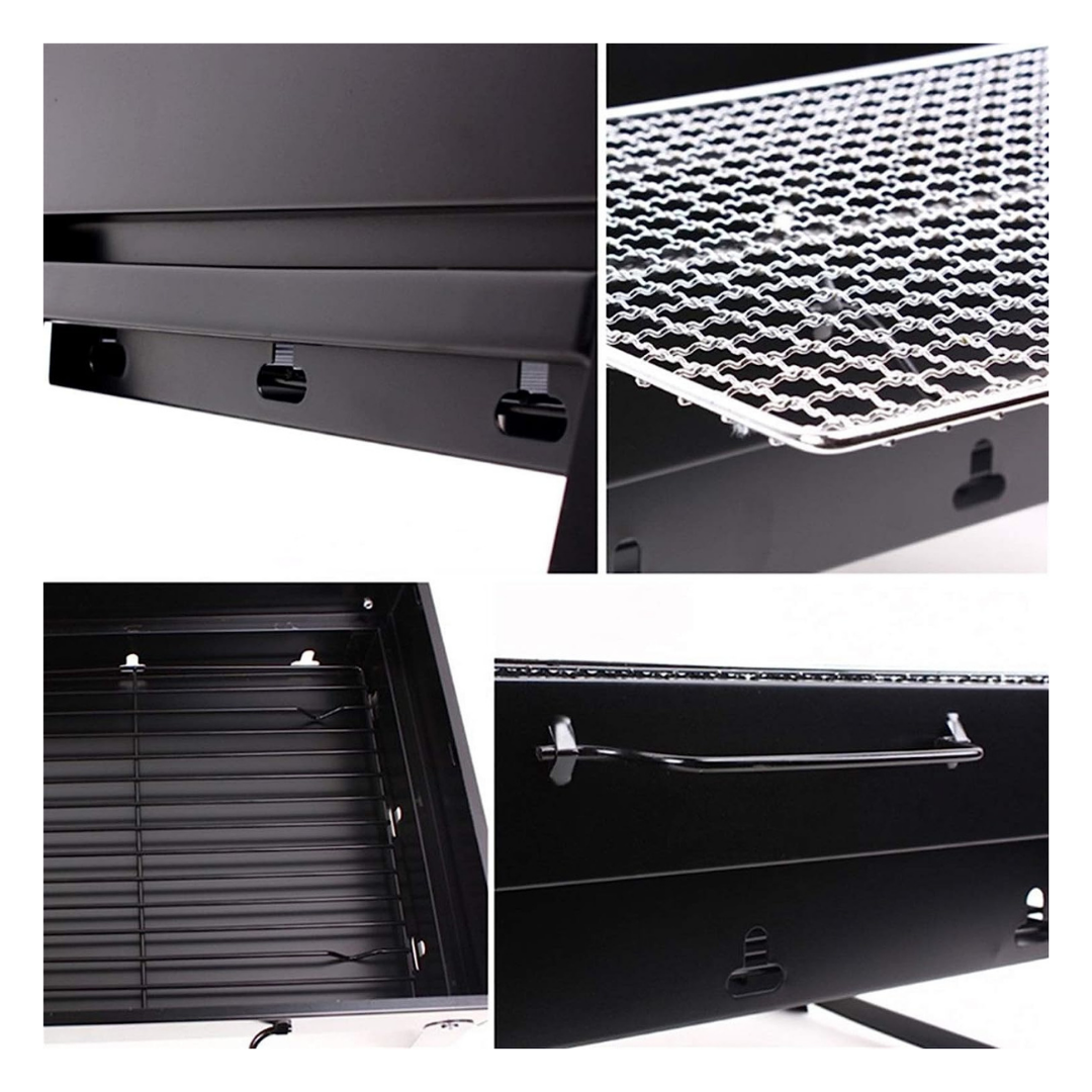 Mini Parrillera Plegable Portátil de Carbón-5