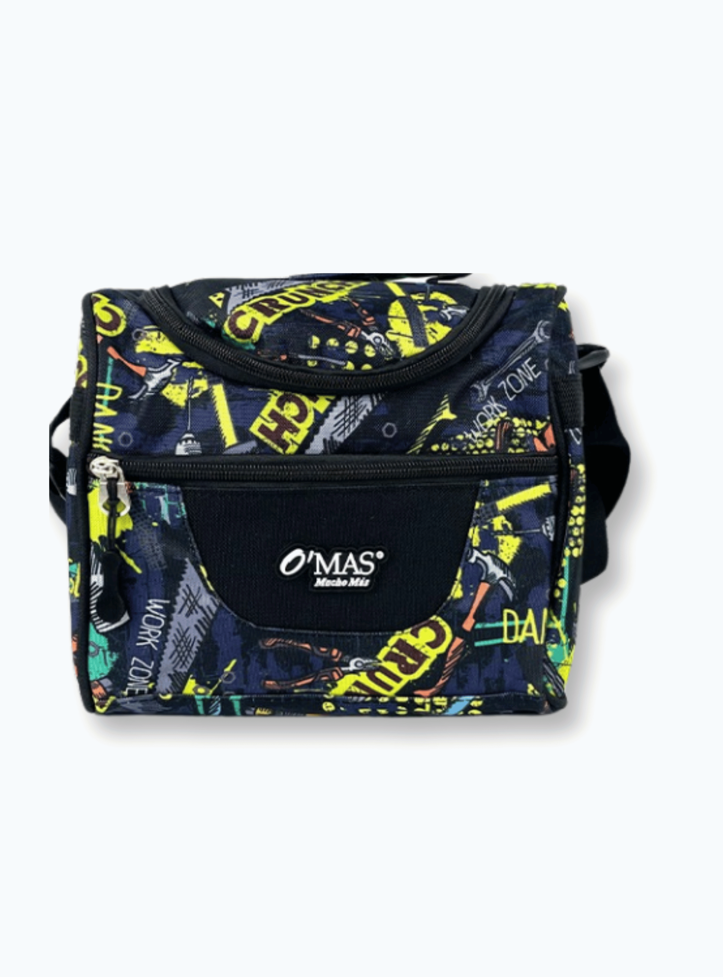 Mochila Con Lonchera Y Estuche 45cm Escolar Niño Rock Star-4