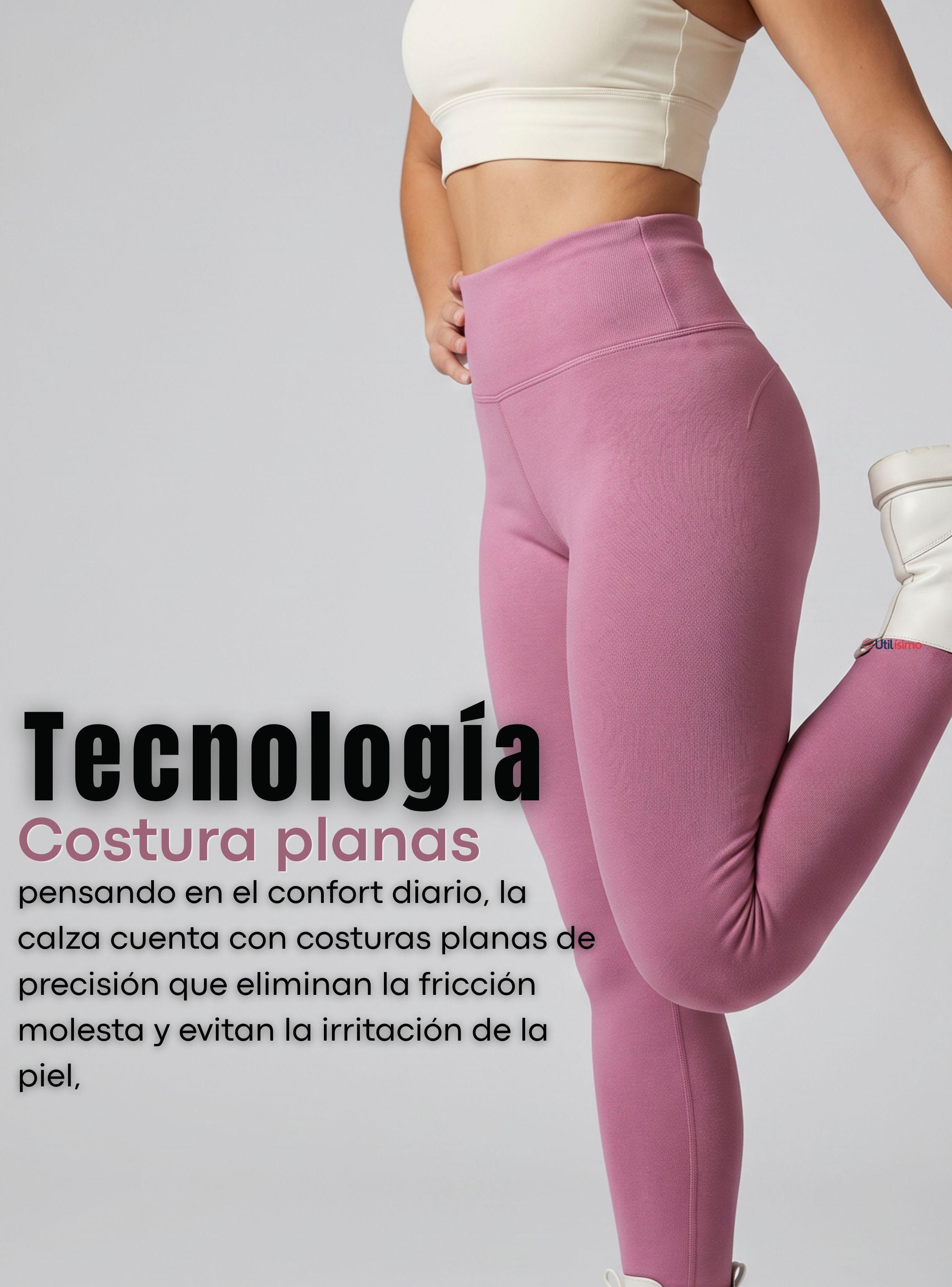 Calza Polar Con Chiporro Térmica Mujer Elasticada Color Rosa-7
