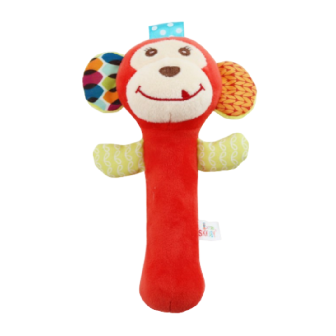 Peluche Sonajero y Apretable para Bebés Tedmimak-0