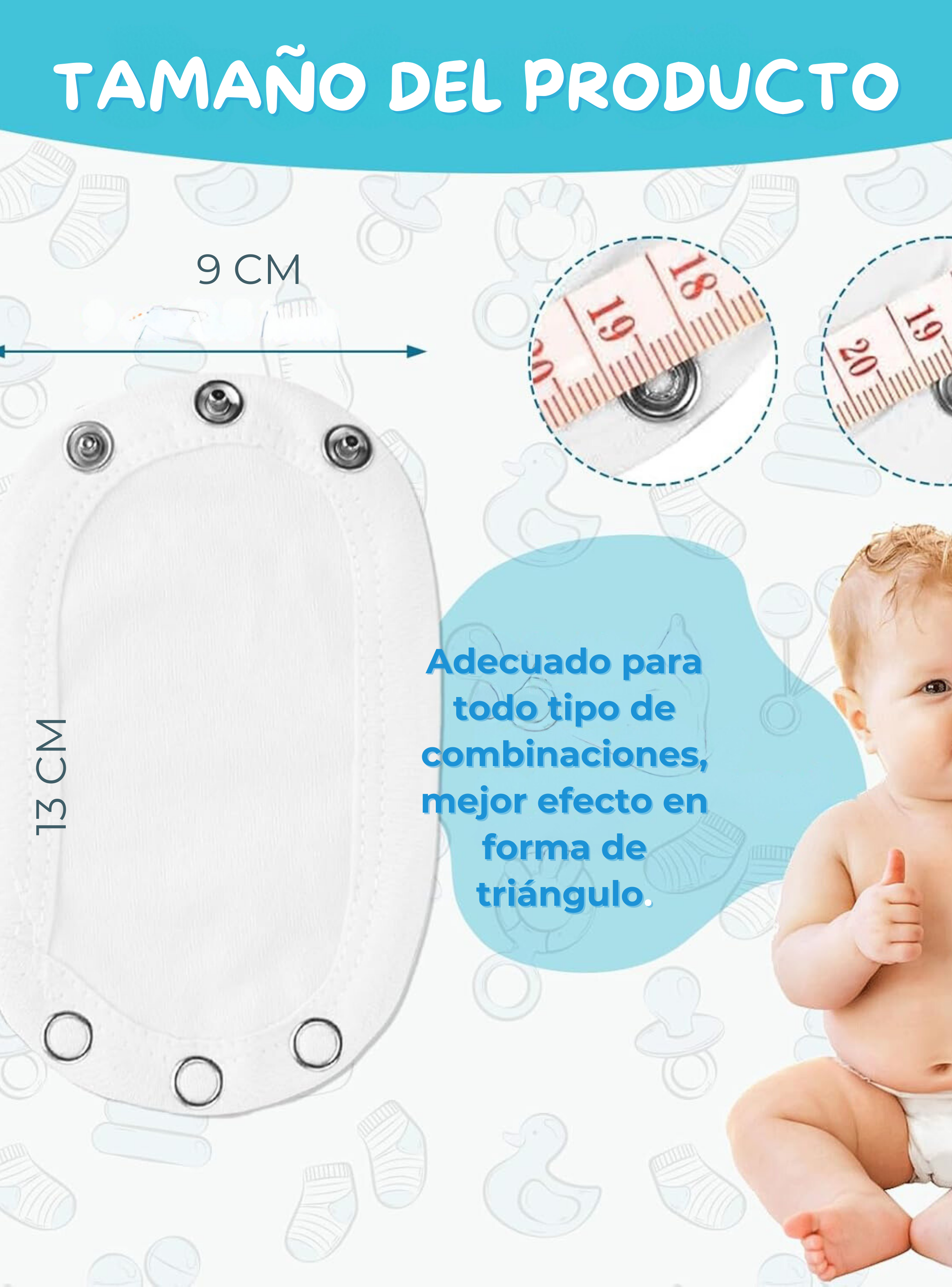 Pack 4 Unidades Extensor Body Bebé +Pack 4 Bodys Algodón Niño Manga Corta Dinosaurios Animados-5