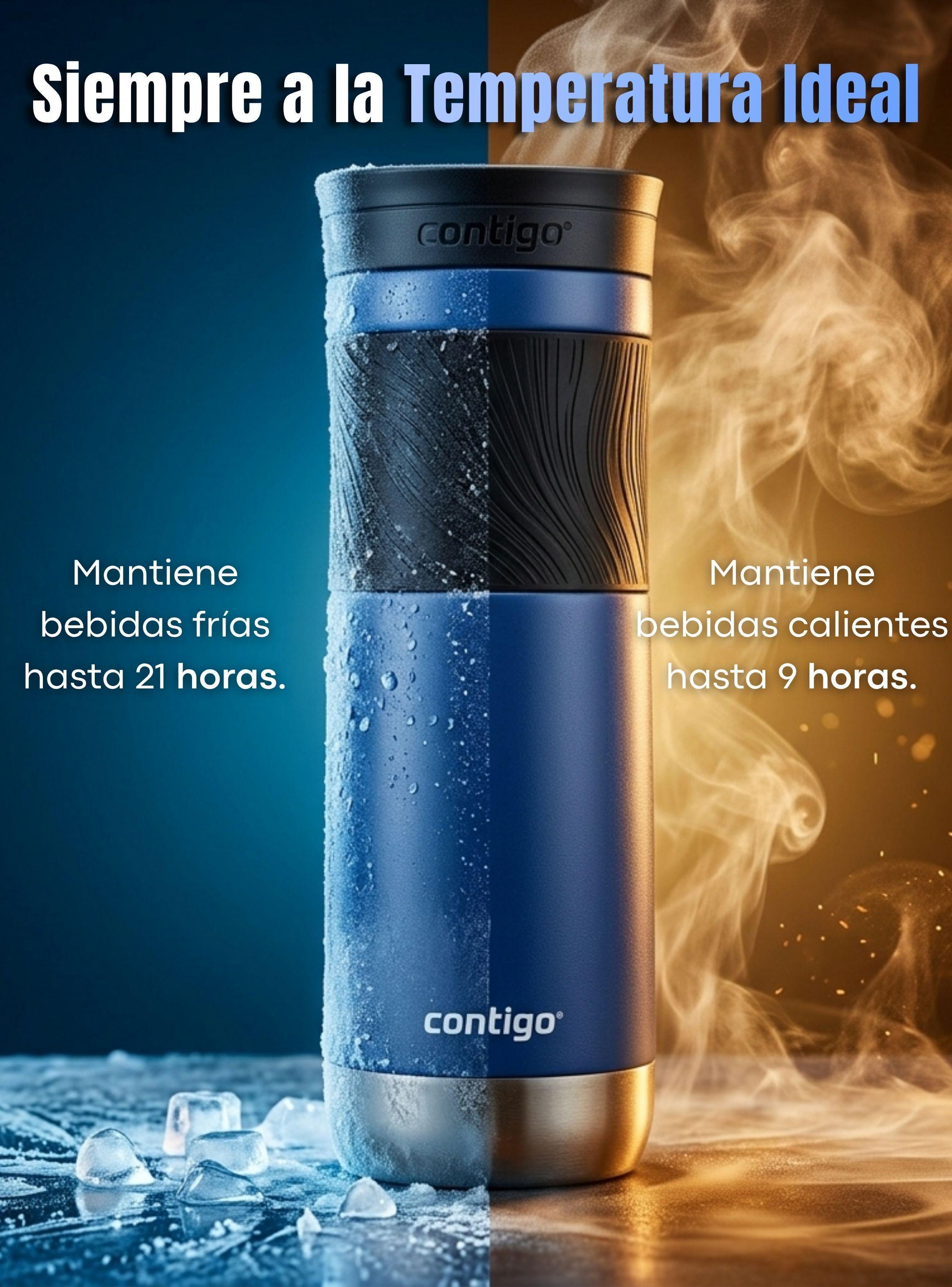 Vaso Termico Contigo Byron 2.0 Snapseal Azul de 710 ML Acero inoxidable-5