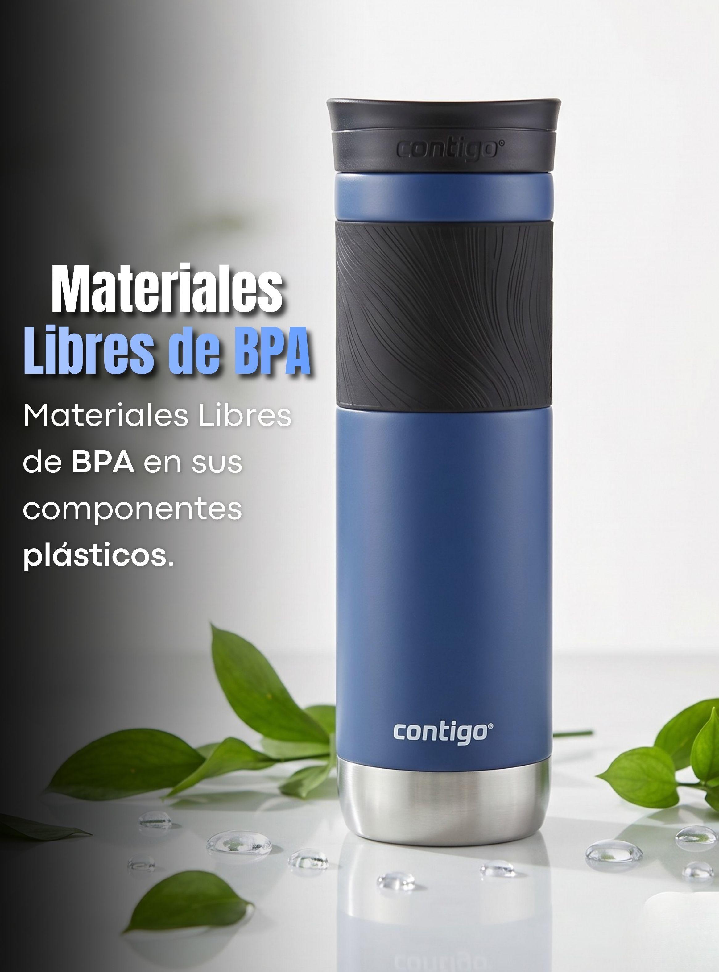 Vaso Termico Contigo Byron 2.0 Snapseal Azul de 710 ML Acero inoxidable-7